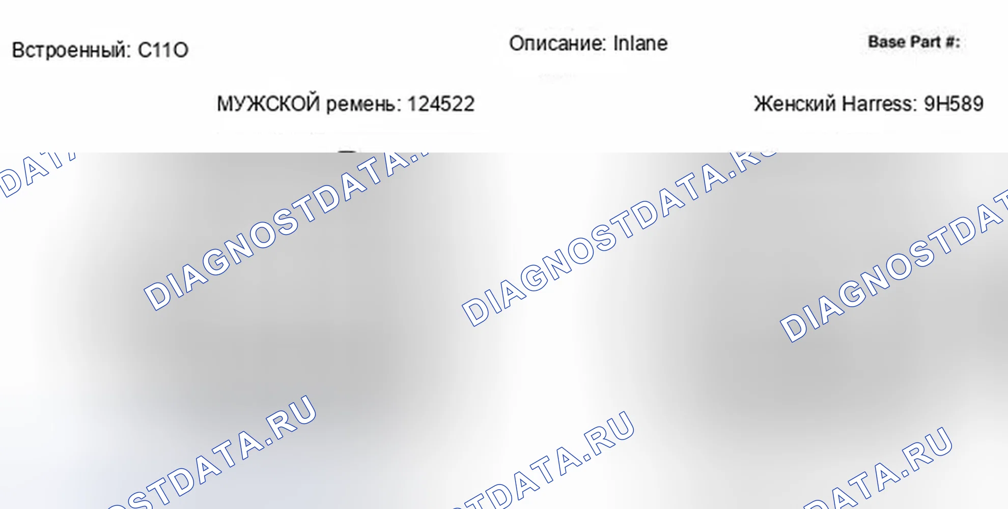 Рис. 52: Идентификация разъема C110. Ford Escape I рестайлинг
