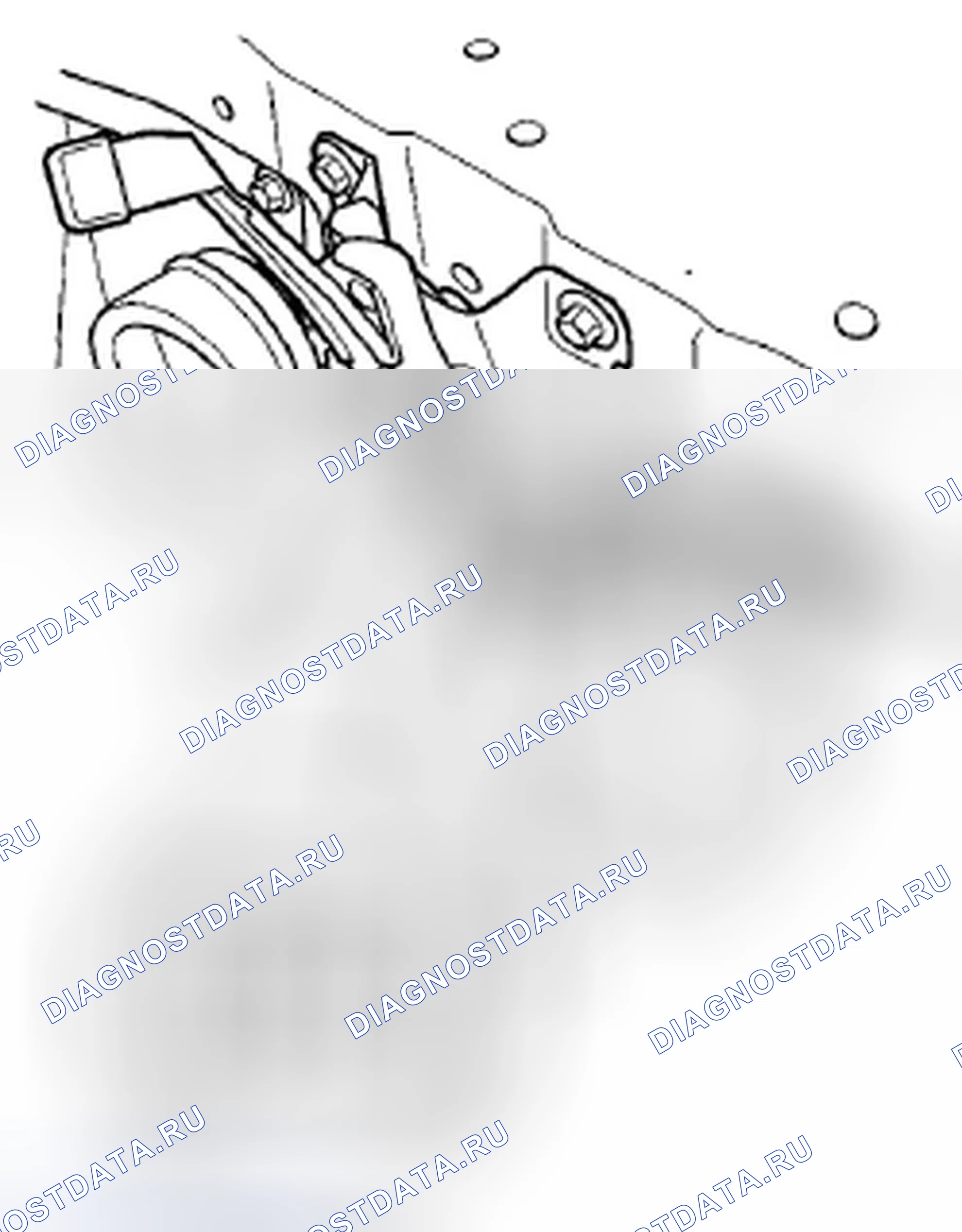 Рис. 138: Испытание выключателя защитного колпака. Honda Crosstour I