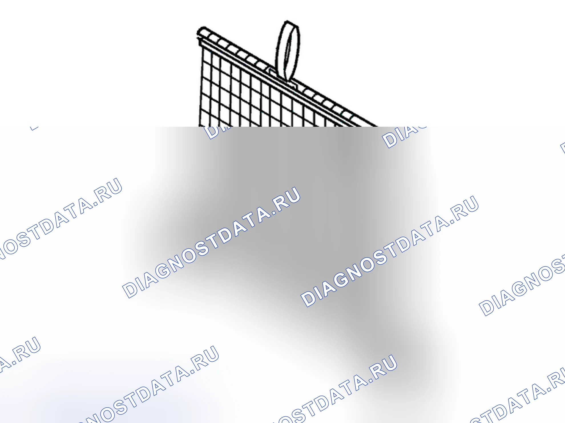 Рис. 52: Снятие грузовой сетки. Volvo V70 II