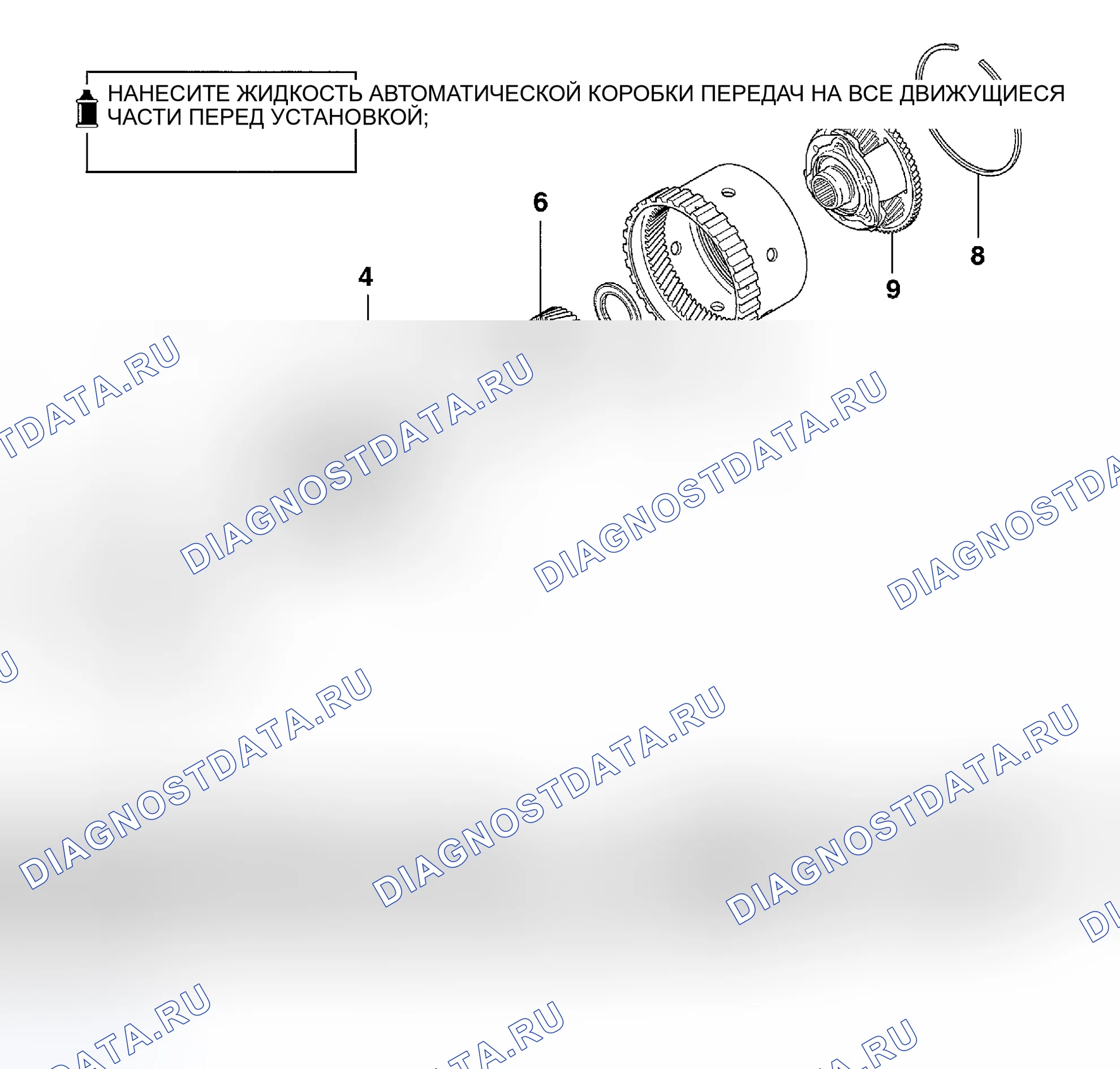 Рис. 238: РАЗБОРКА И СБОРКА. Honda CR-X II