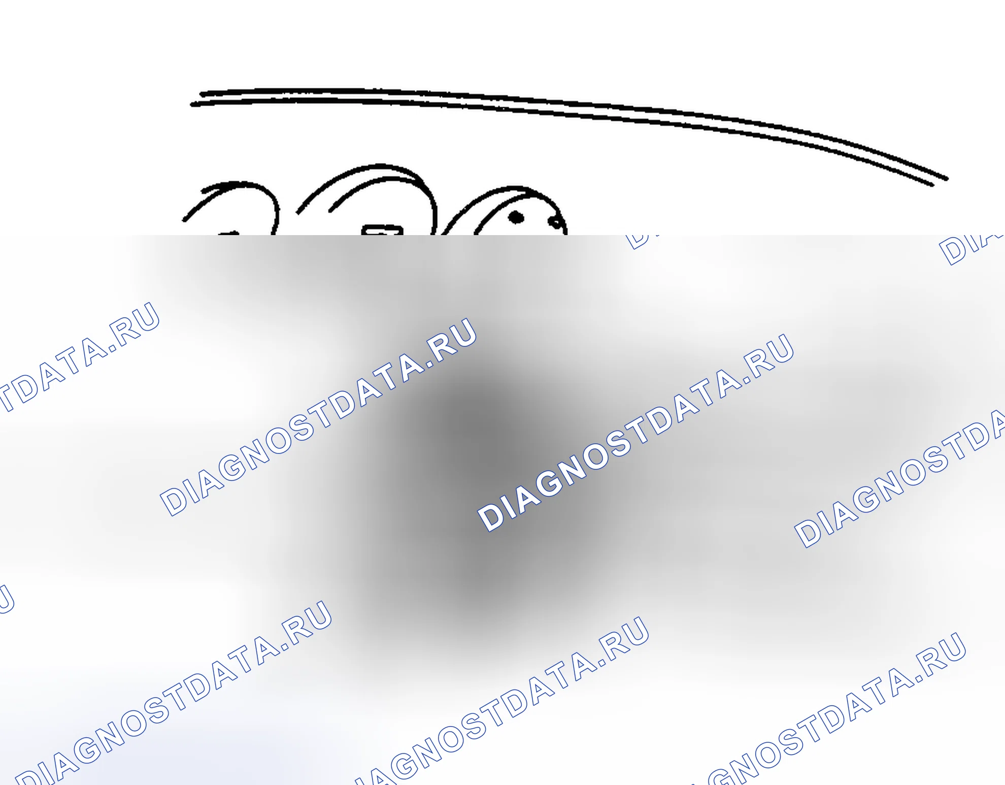Рис. 12: Клемма " H " (черный / желтый провод) - масса. Mazda 929 HD