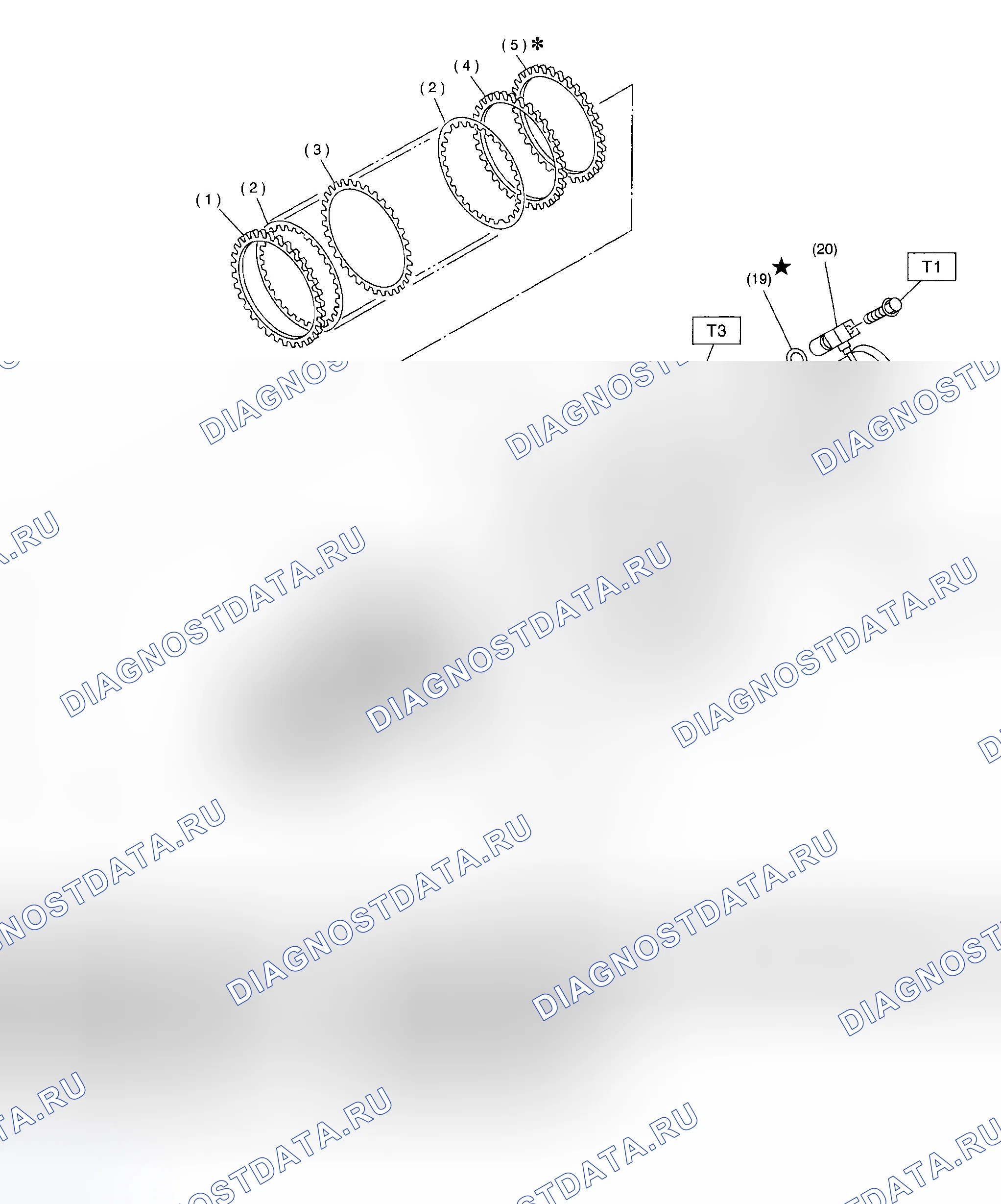 Рис. 115: СЛУЧАЙ ПЕРЕНОСА И УДЛИНЕНИЯ (VTD). Subaru Impreza WRX GD/GG рестайлинг