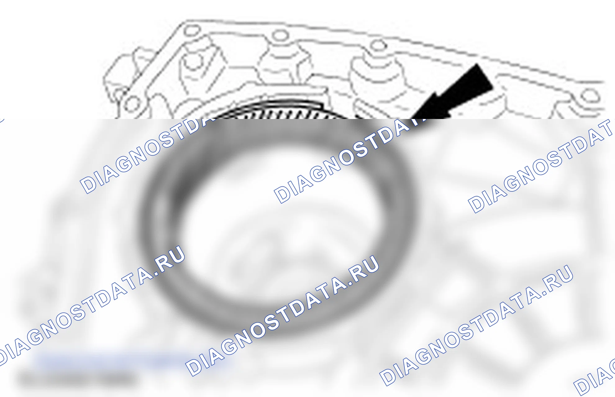 Разборка узла Корпус гидротрансформатора. Ford Mondeo II