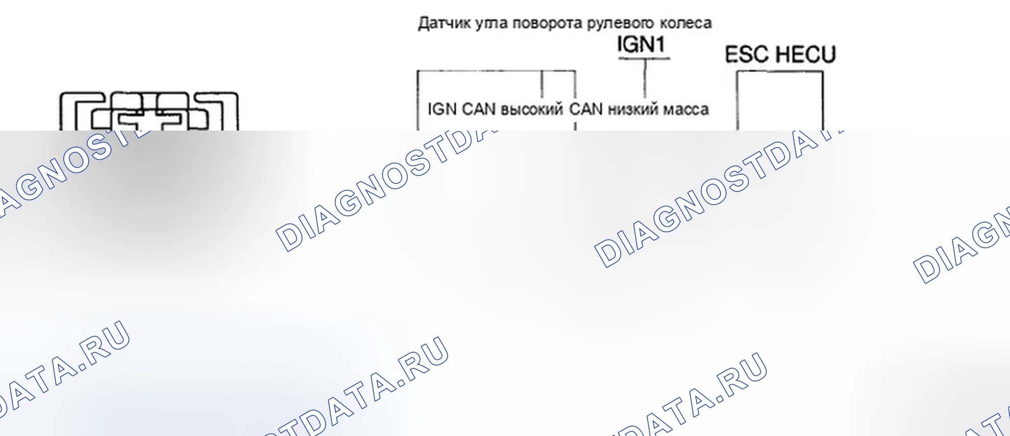 Рис. 9: Принципиальная схема. Hyundai Genesis I