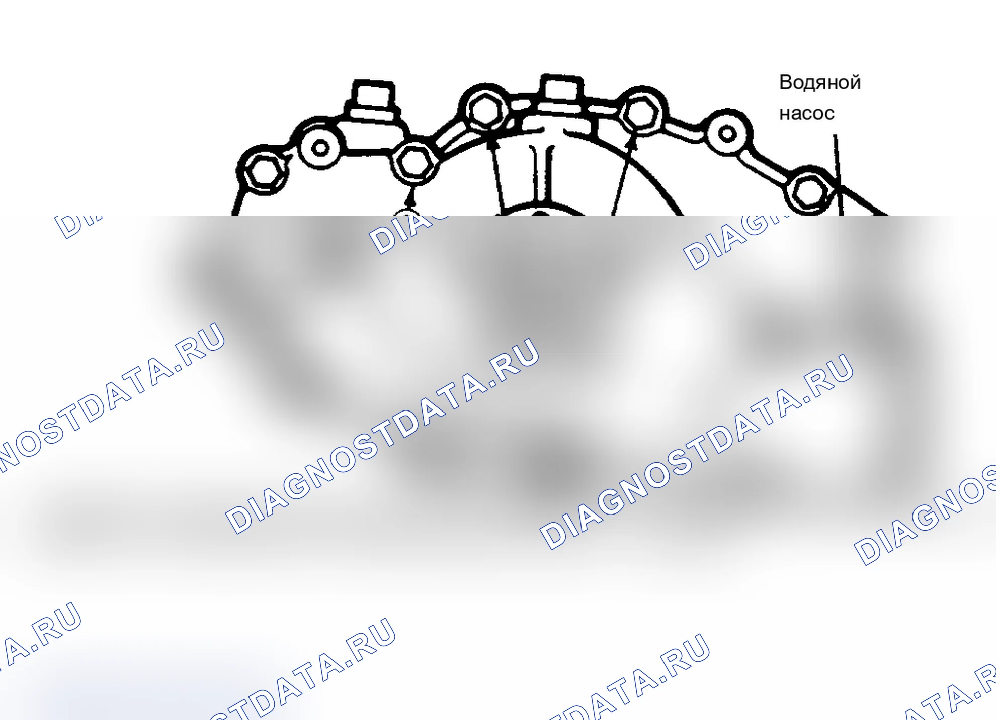 Рис. 71: Водяной насос. Ford Cab & Chassis Ranger 