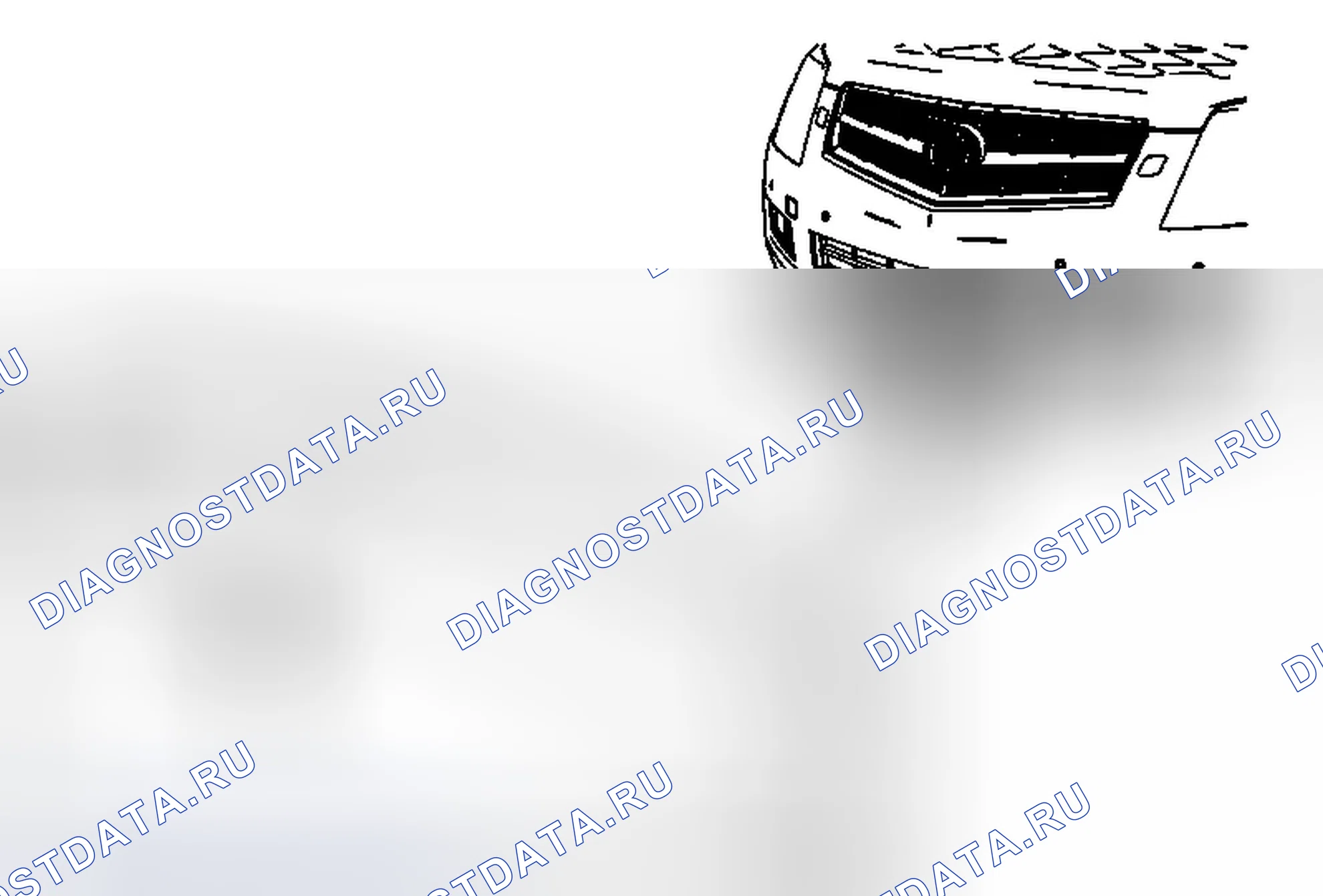 Рис. 8: Замена датчика температуры окружающего воздуха. Cadillac SRX II