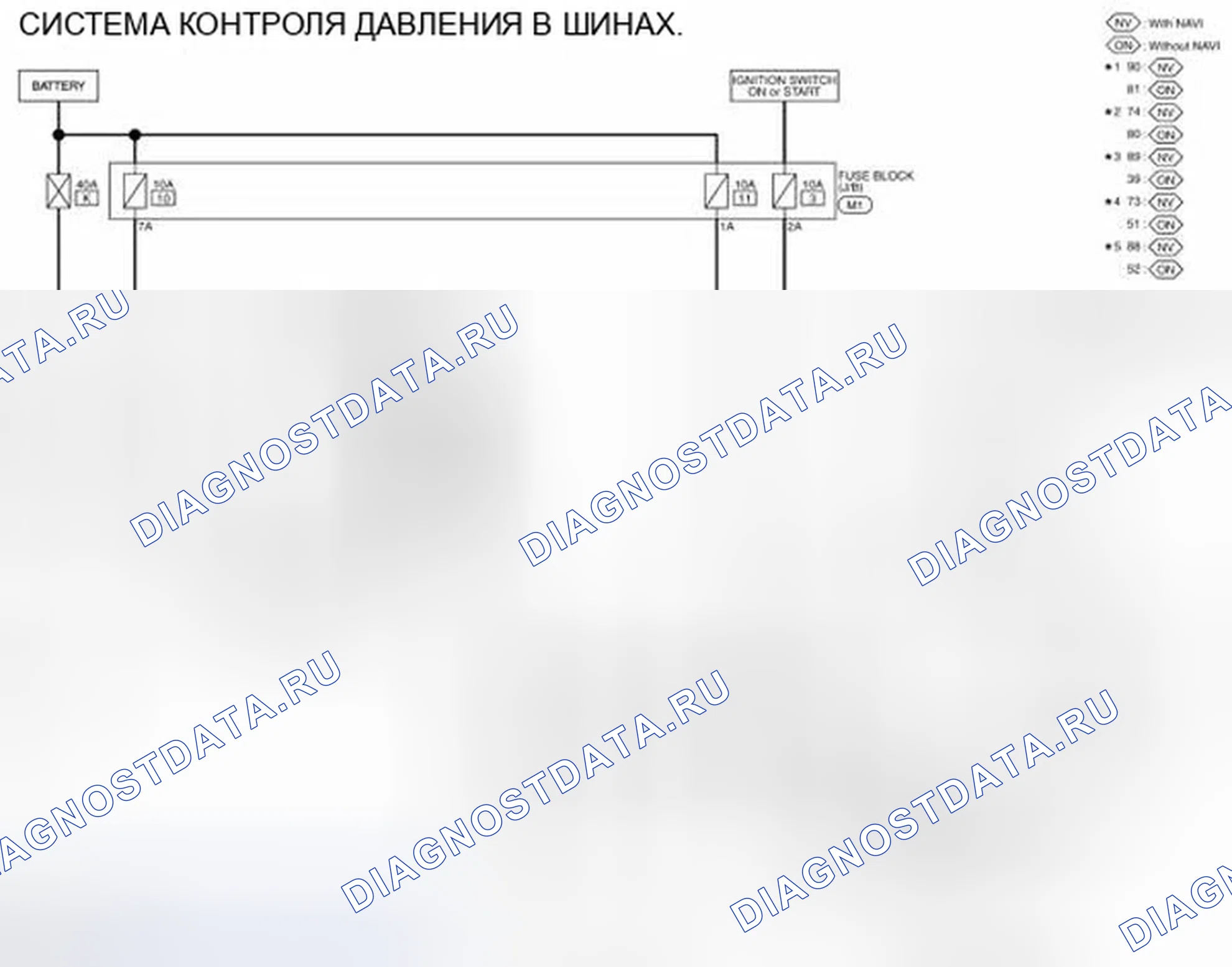 Рис. 22: электросхема. Infiniti QX50 I