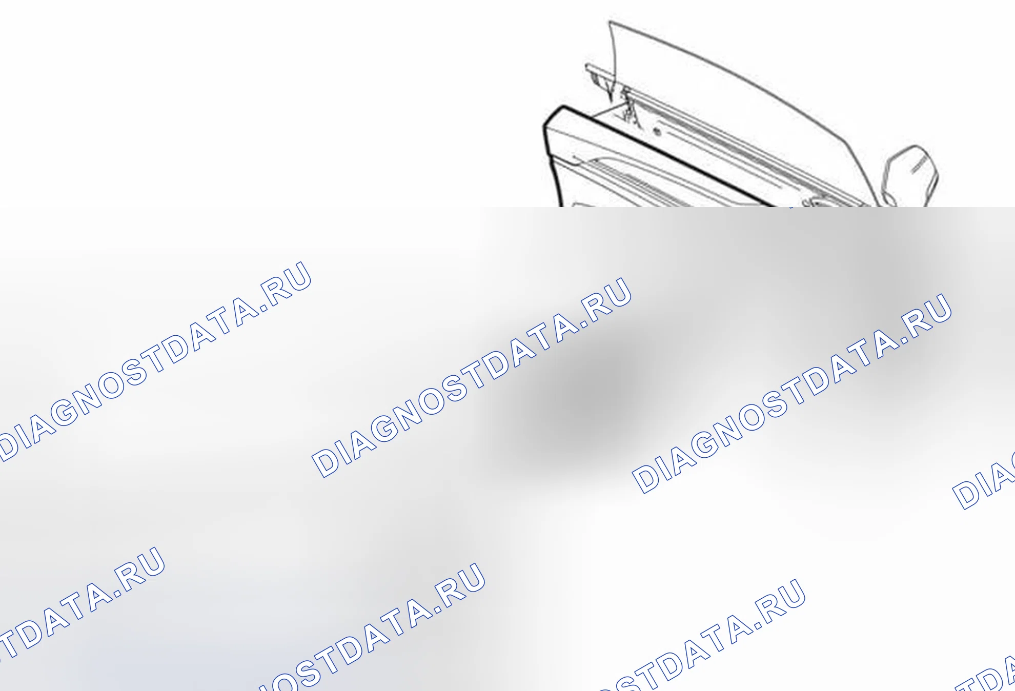 Рис. 57: Замена отделки передней стороны двери. Cadillac ELR I