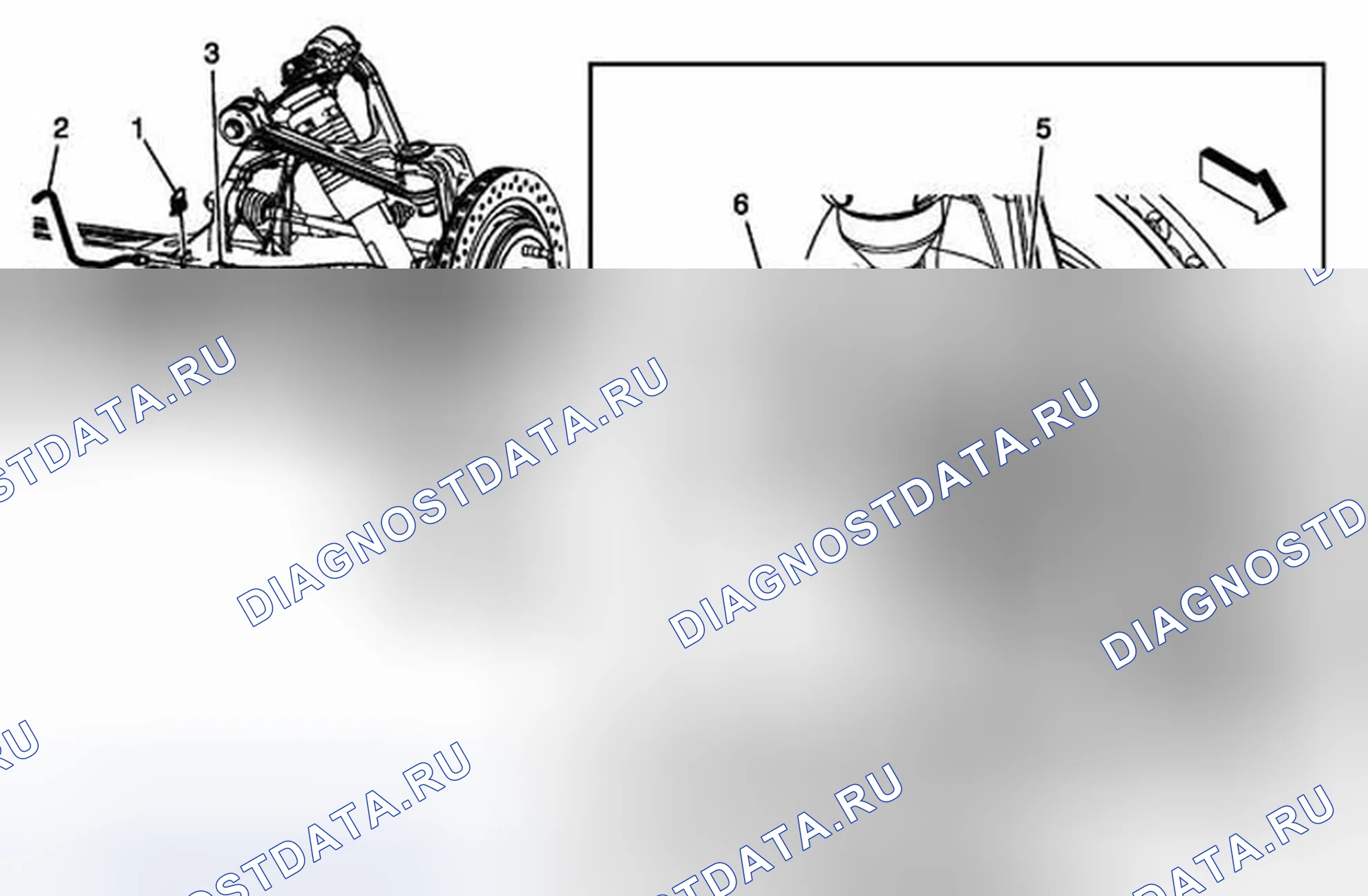 Рис. 4: Замена шланга заднего тормоза (JL9, J55). Chevrolet Corvette C6