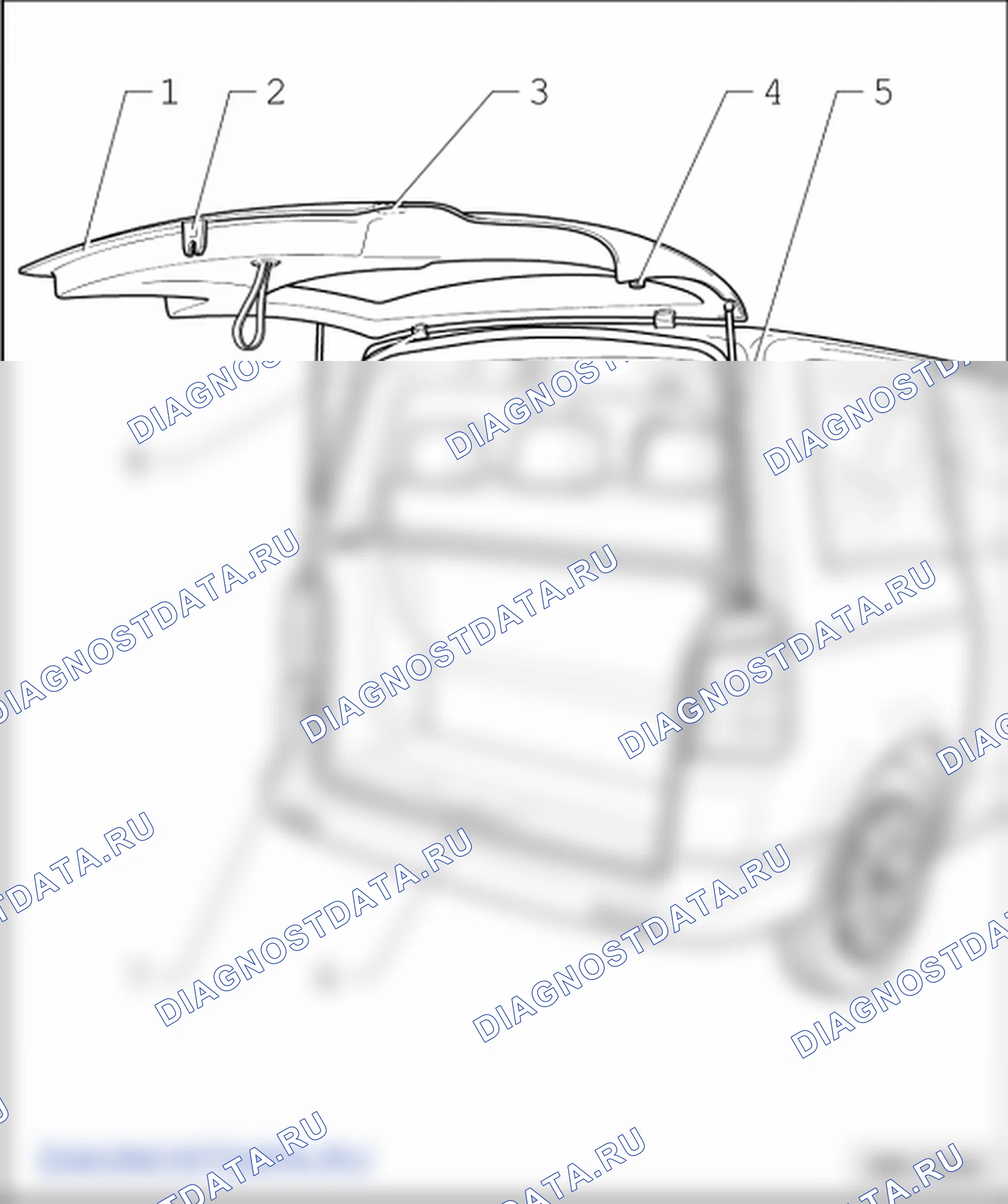 Дверь багажного отсека. Volkswagen Transporter T5