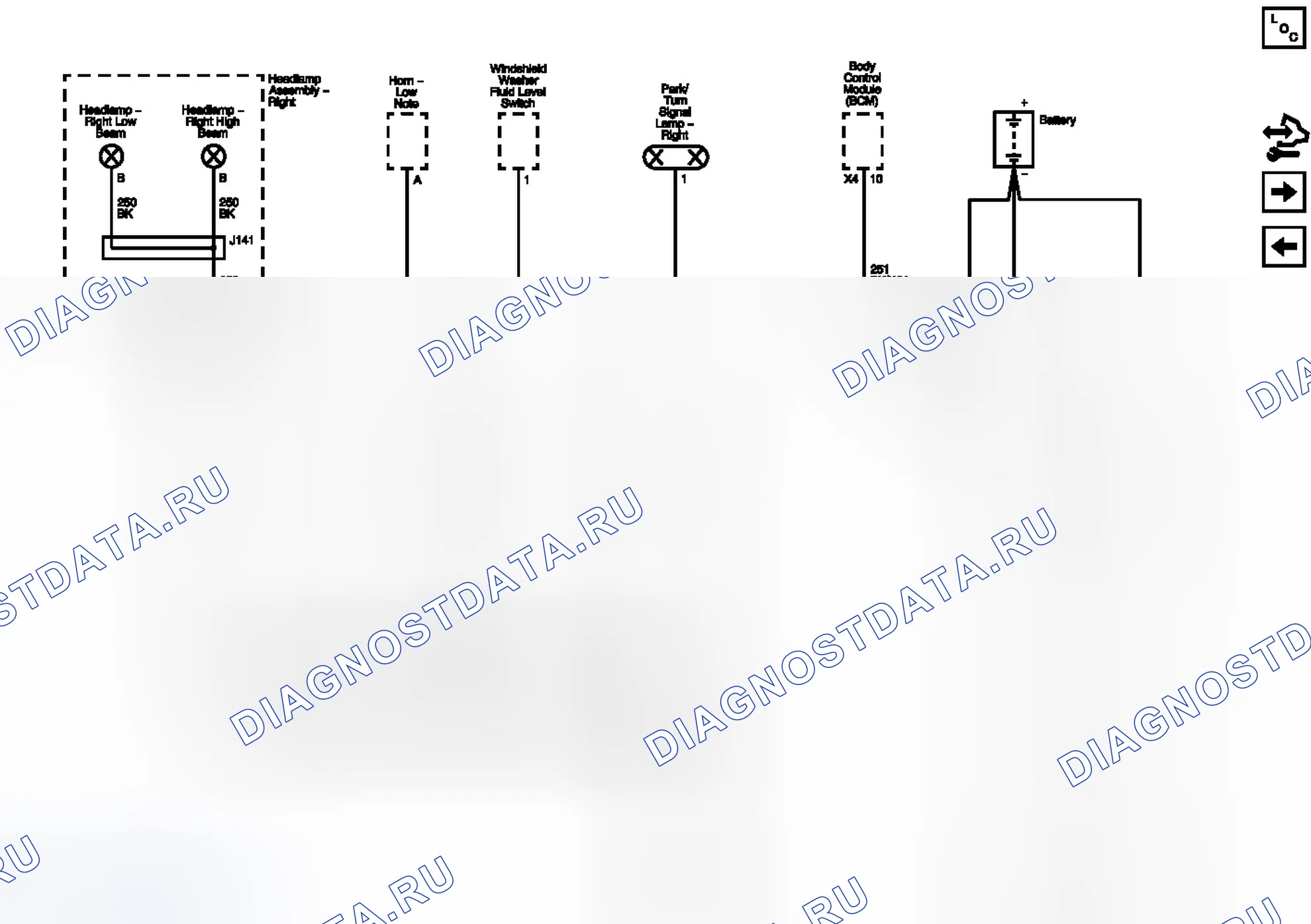 Рис. 53: G102, G103 и G105. Chevrolet Captiva I рестайлинг
