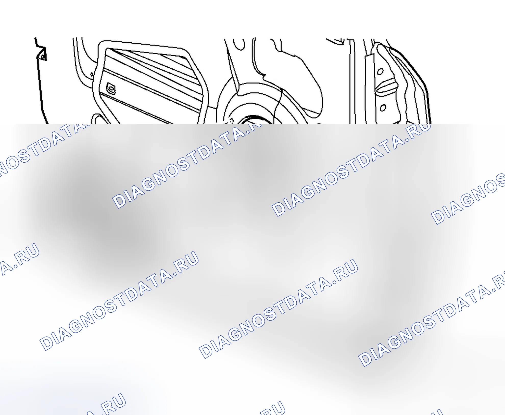 Рис. 10: ДИНАМИК ПЕРЕДНЕЙ ДВЕРИ. Chrysler Pacifica CS