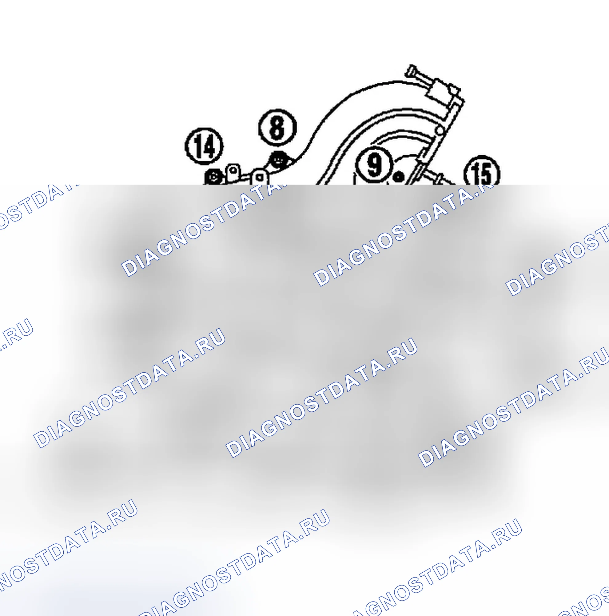Рис. 1366: Коллектор впускного коллектора (верхний). Infiniti G35 III
