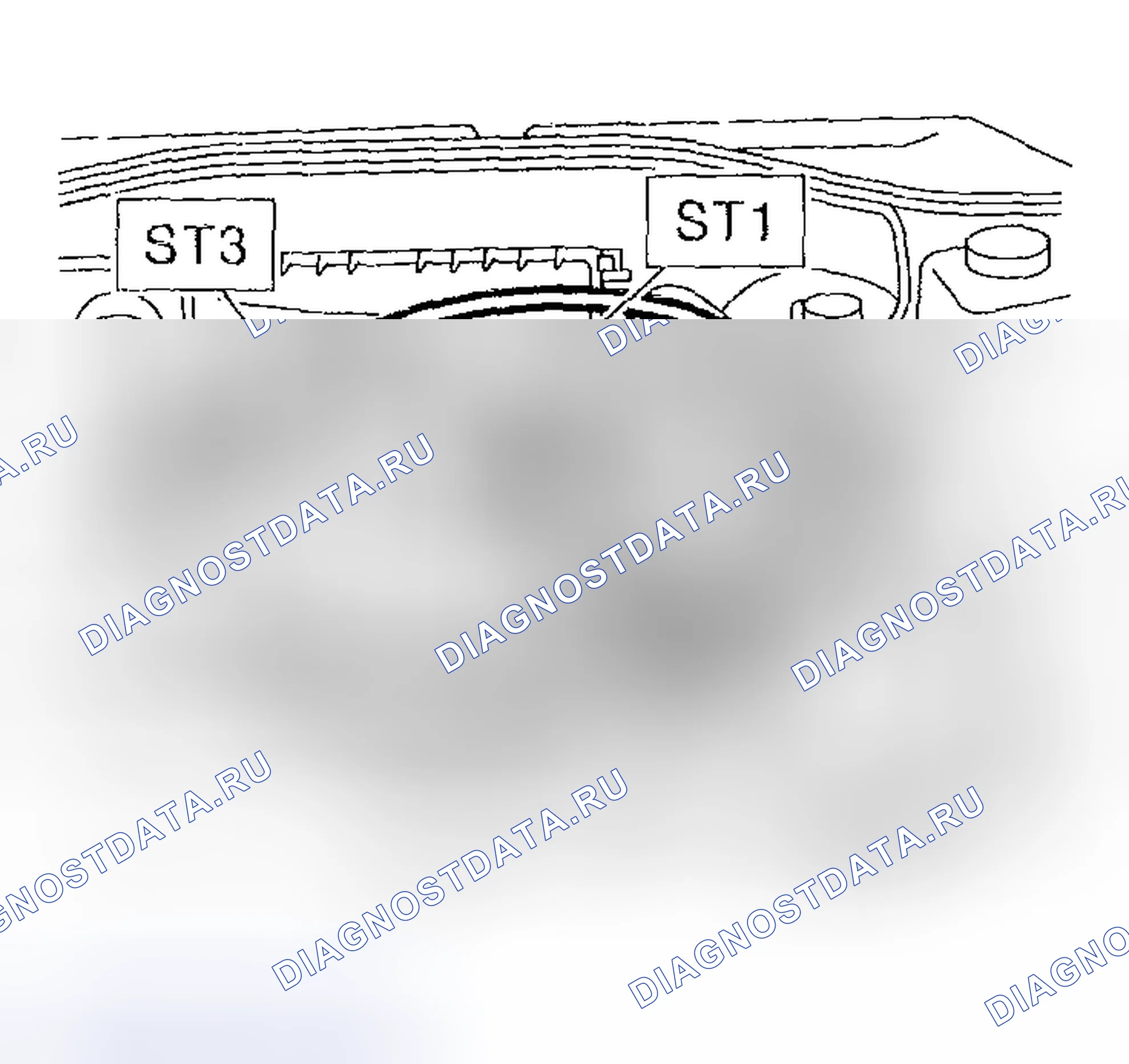 Рис. 186: ИЗМЕРЕНИЕ ДАВЛЕНИЯ СБРОСА. Subaru Impreza GD/GC/GG рестайлинг