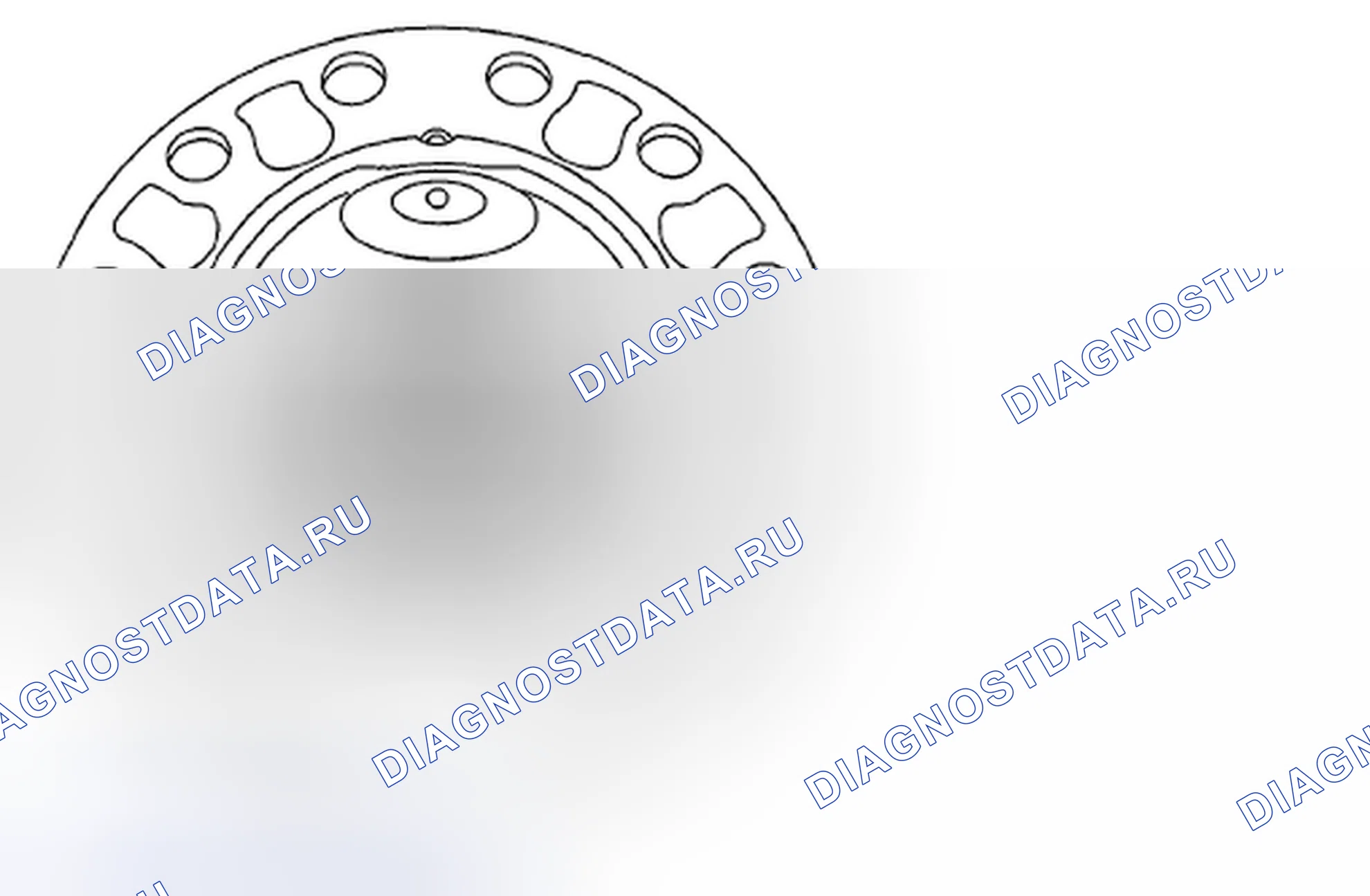 Рис. 576: ДИФФЕРЕНЦИАЛЬНЫЙ КАРТЕР В СБОРЕ. Subaru Outback BR