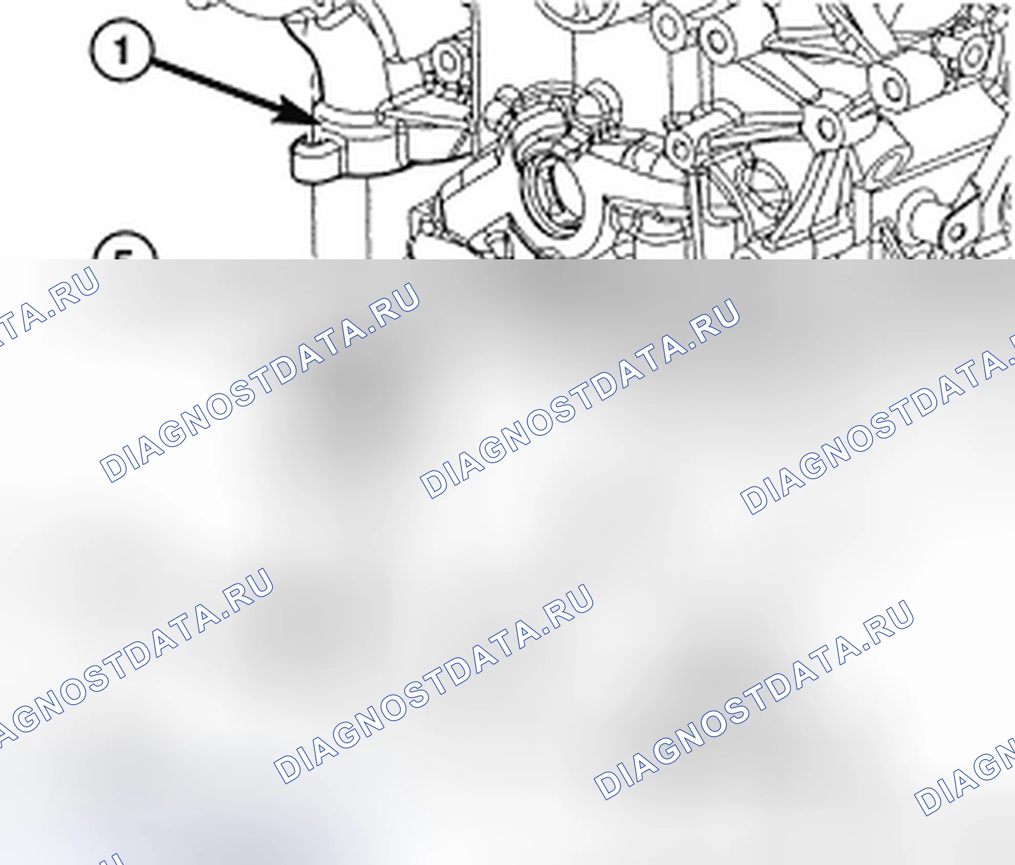 Рис. 46: УДАЛЕНИЕ-3.3 / 3.8L. Chrysler Town & Country V