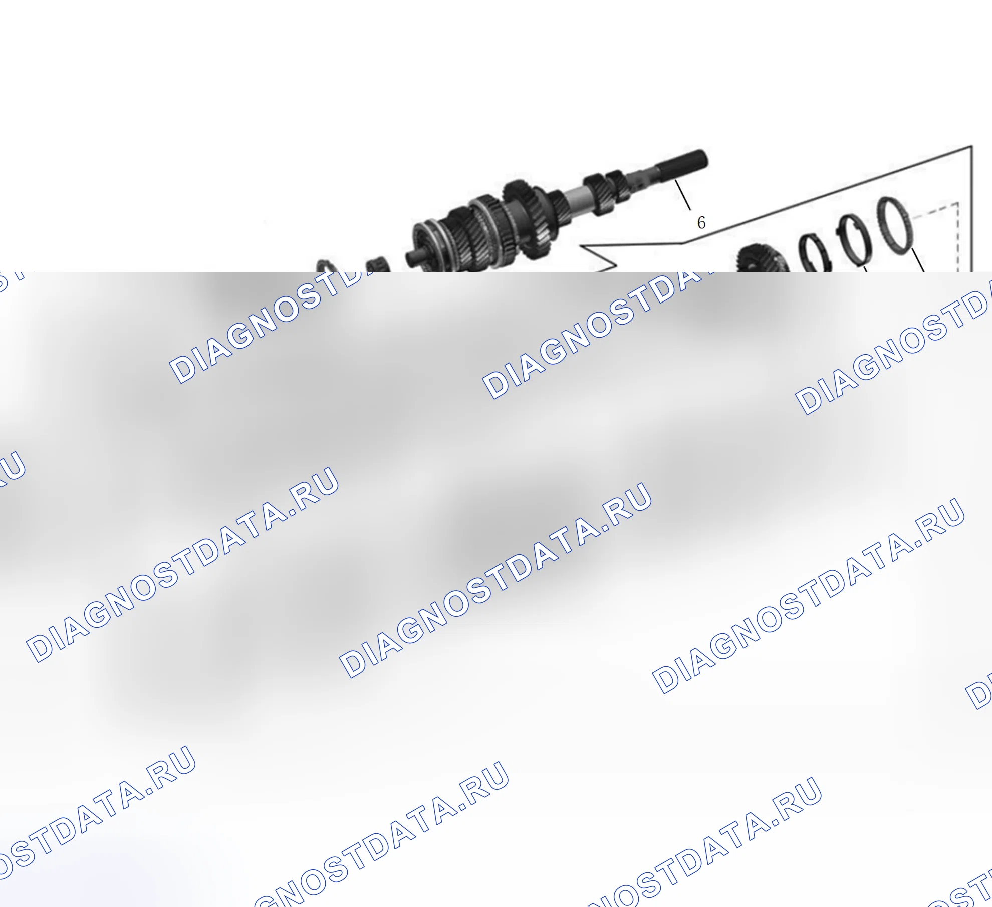 Схема расположения узла трансмиссии — Great Wall Wingle-7. Great-Wall Wingle 7 I