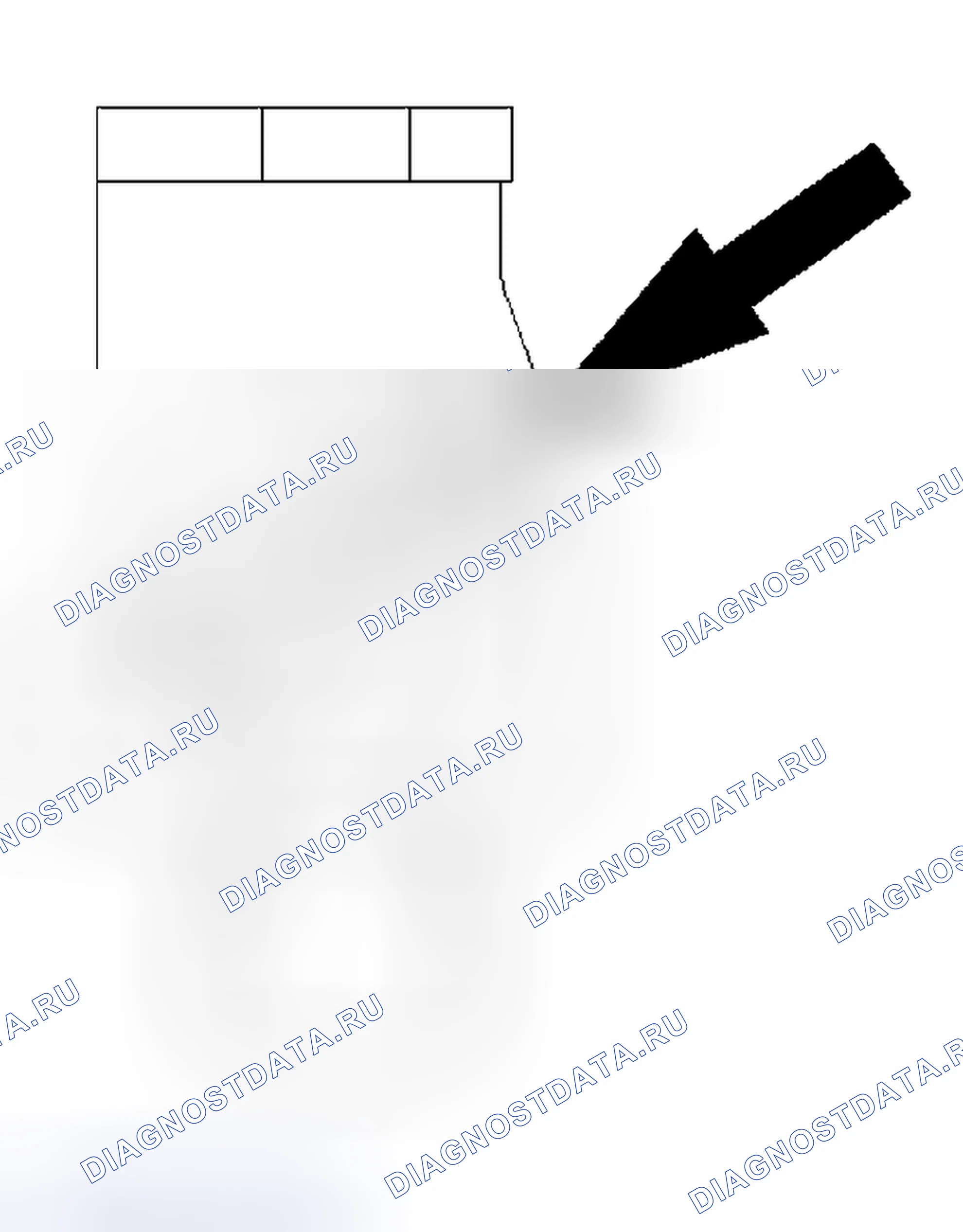 Рис. 297: > > E < < УСТАНОВКА СТОПОРНОГО ШТИФТА. Mitsubishi Lancer IX рестайлинг
