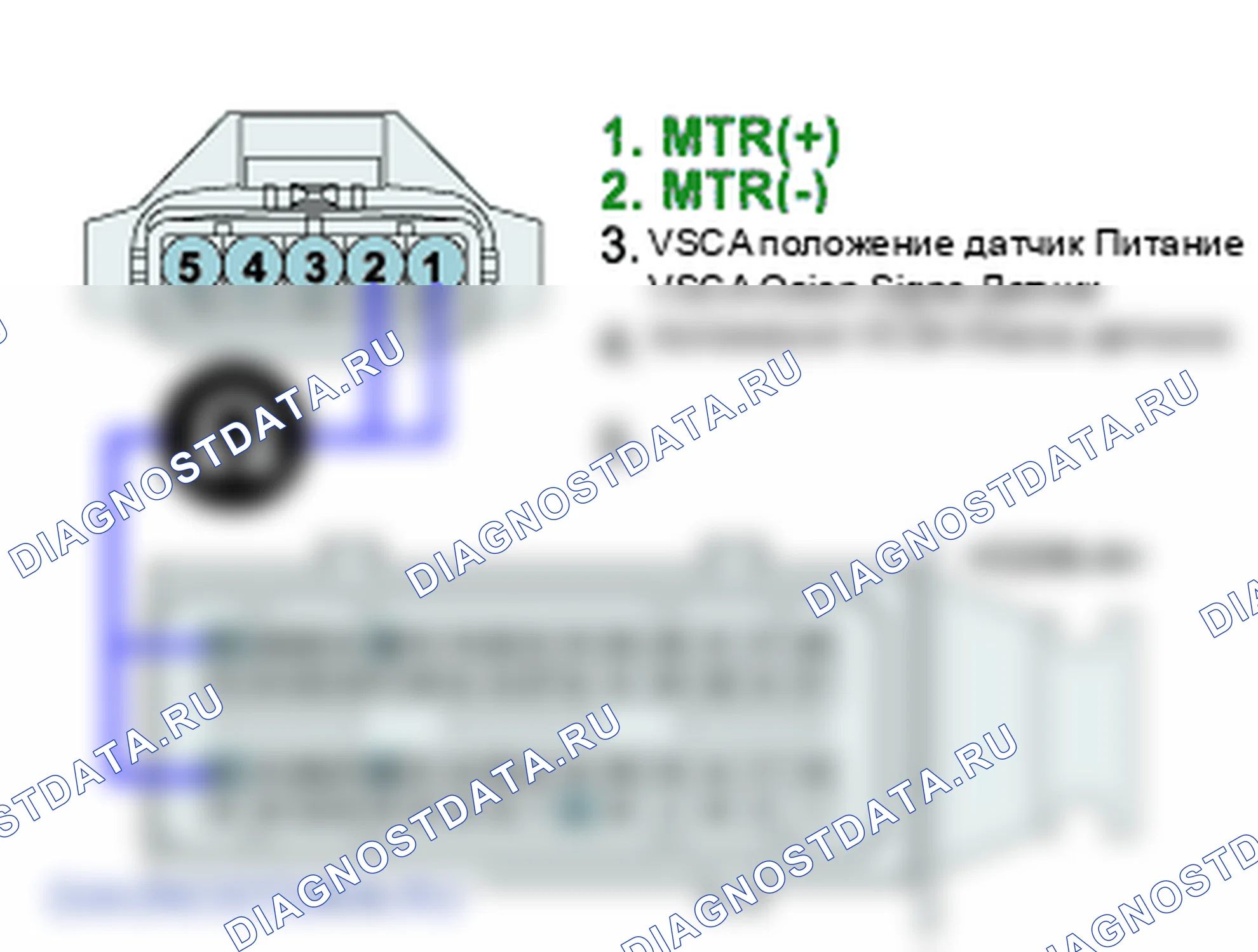 P2009: Электродвигатель привода с переменным завихрением - цепь низкого уровня. Hyundai Santa Fe CM