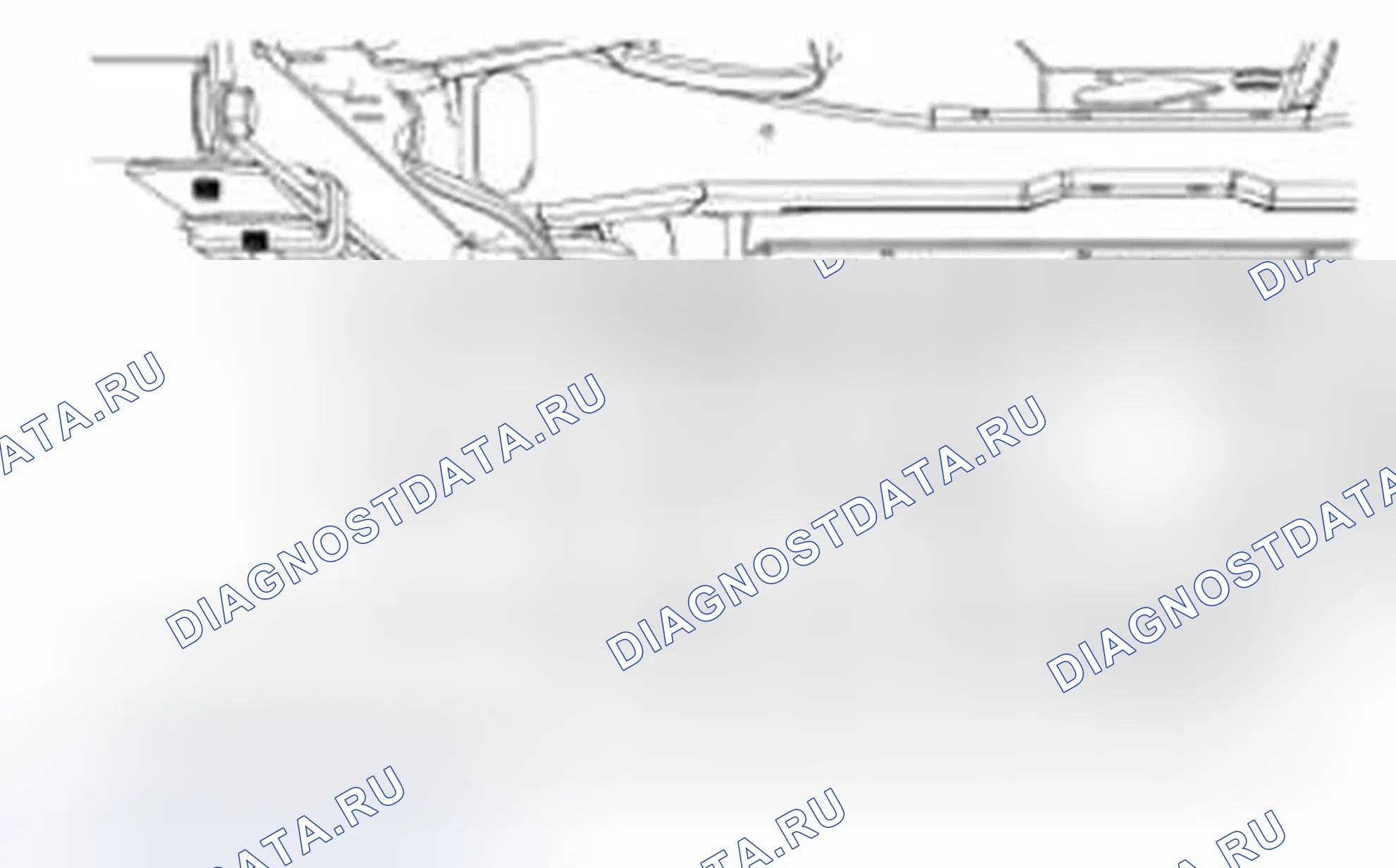 Рис. 16: Измерение высоты езды - задний привод (Rwd). Ford Ranger II рестайлинг