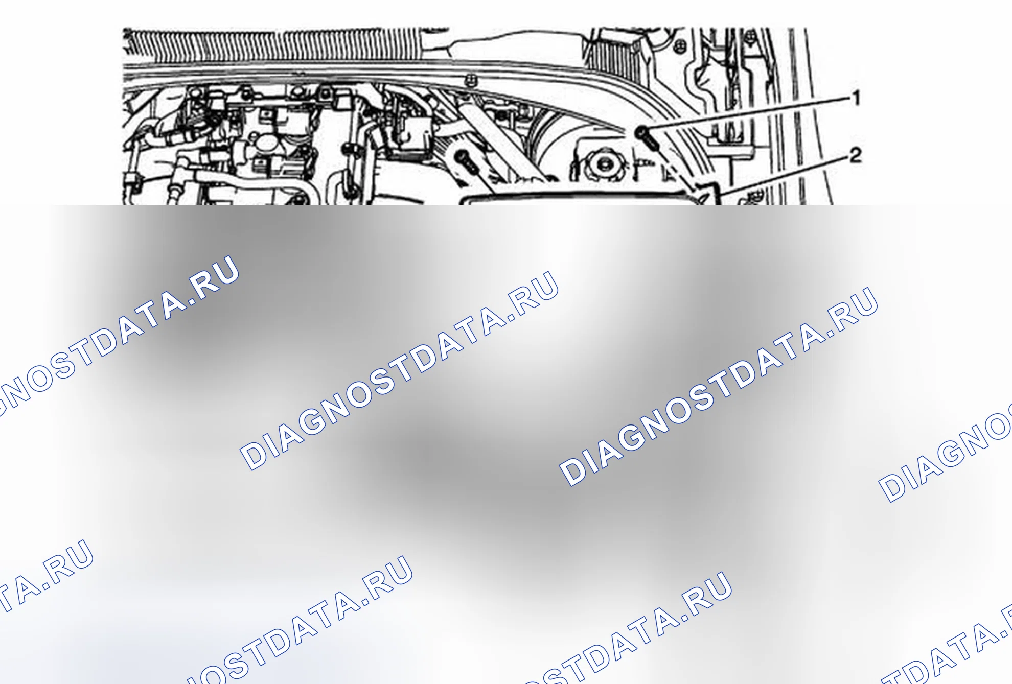 Рис. 45: Замена элемента воздухоочистителя (Lcv). Cadillac ATS I