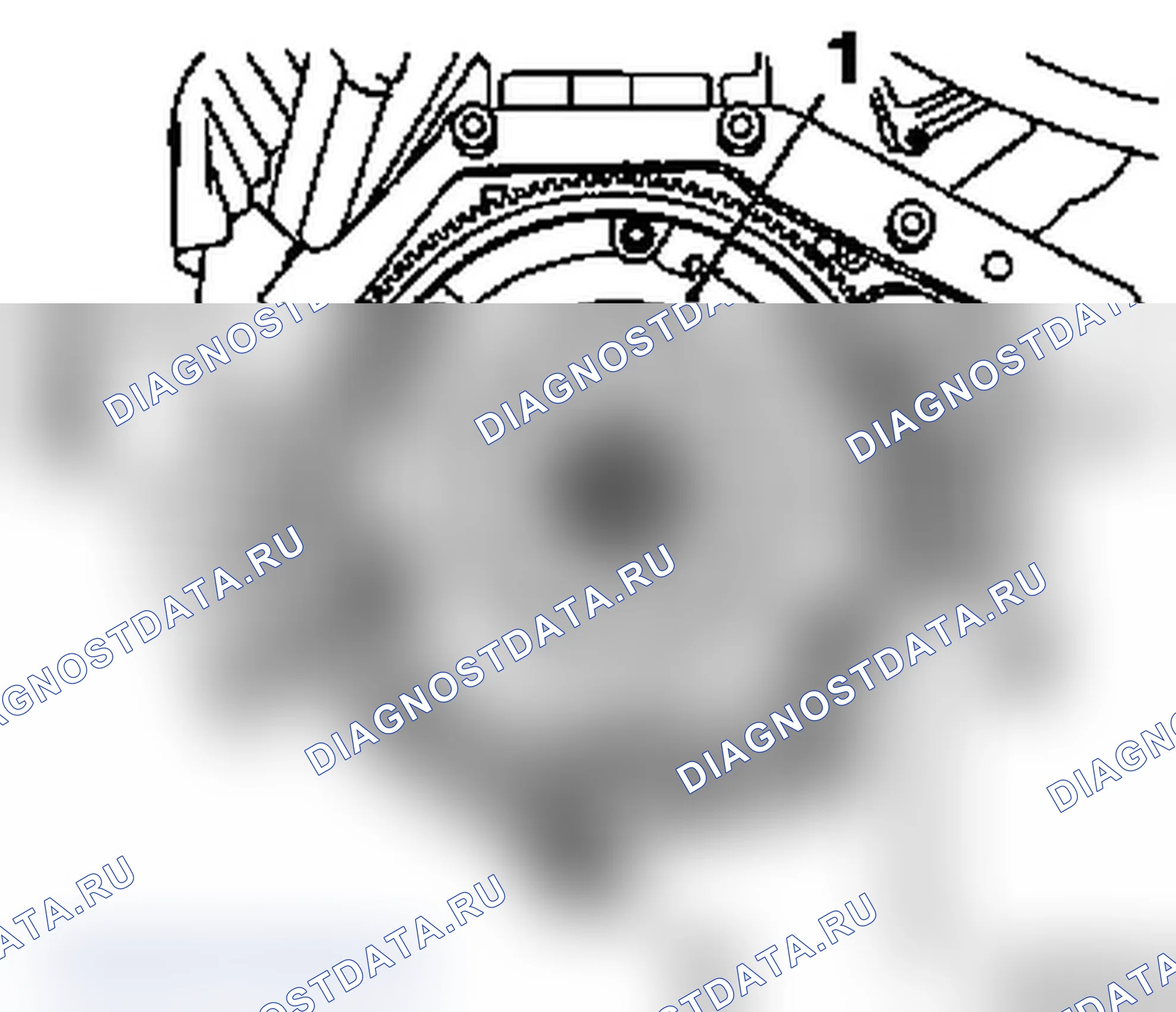 Демонтаж и установка коленчатого вала (Z 12 XE, Z 12 XEP, Z 14 XEP, без кондиционера). Opel Tigra B рестайлинг