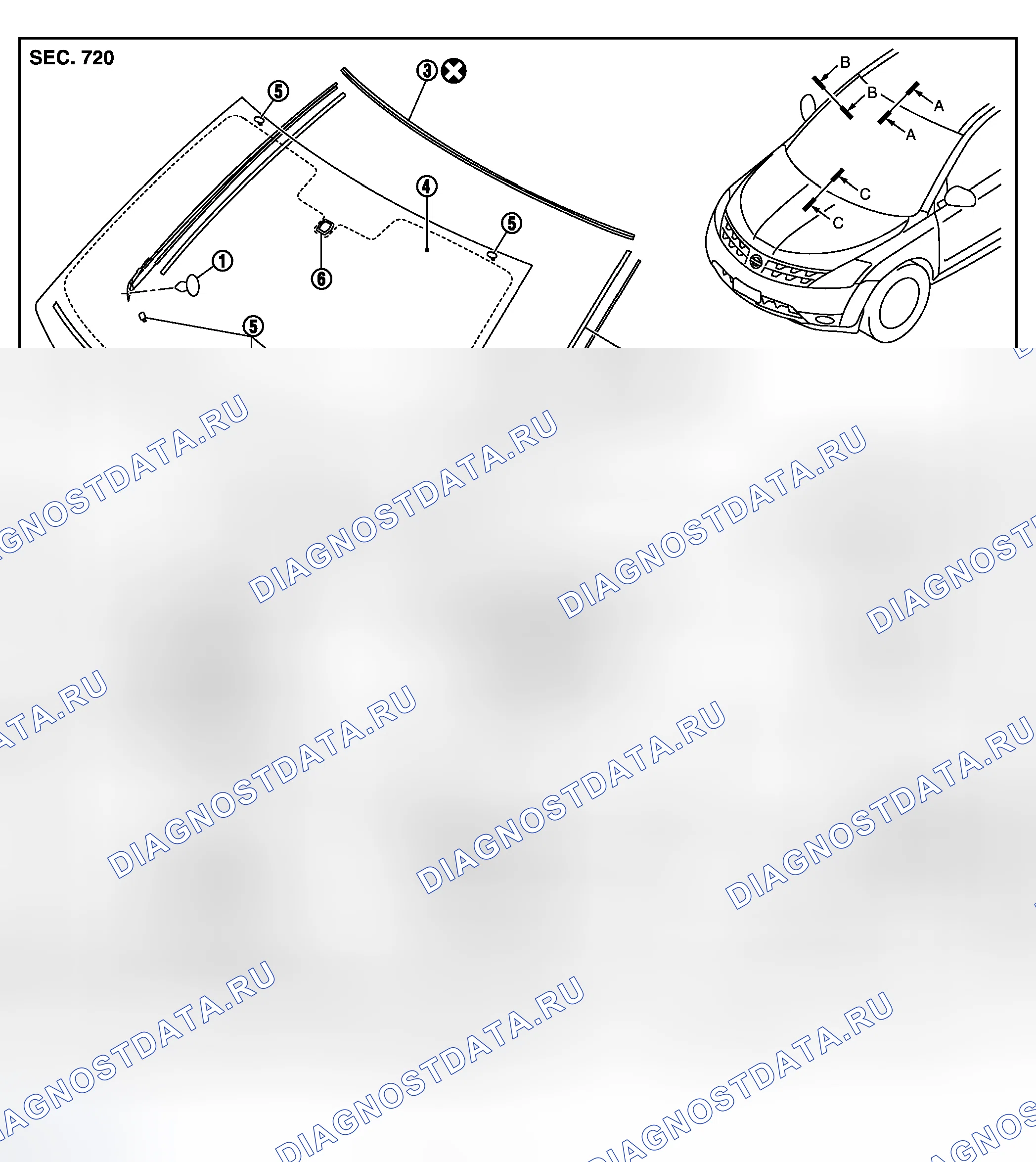 Рис. 11: Демонтаж и монтаж. Nissan Murano Z50