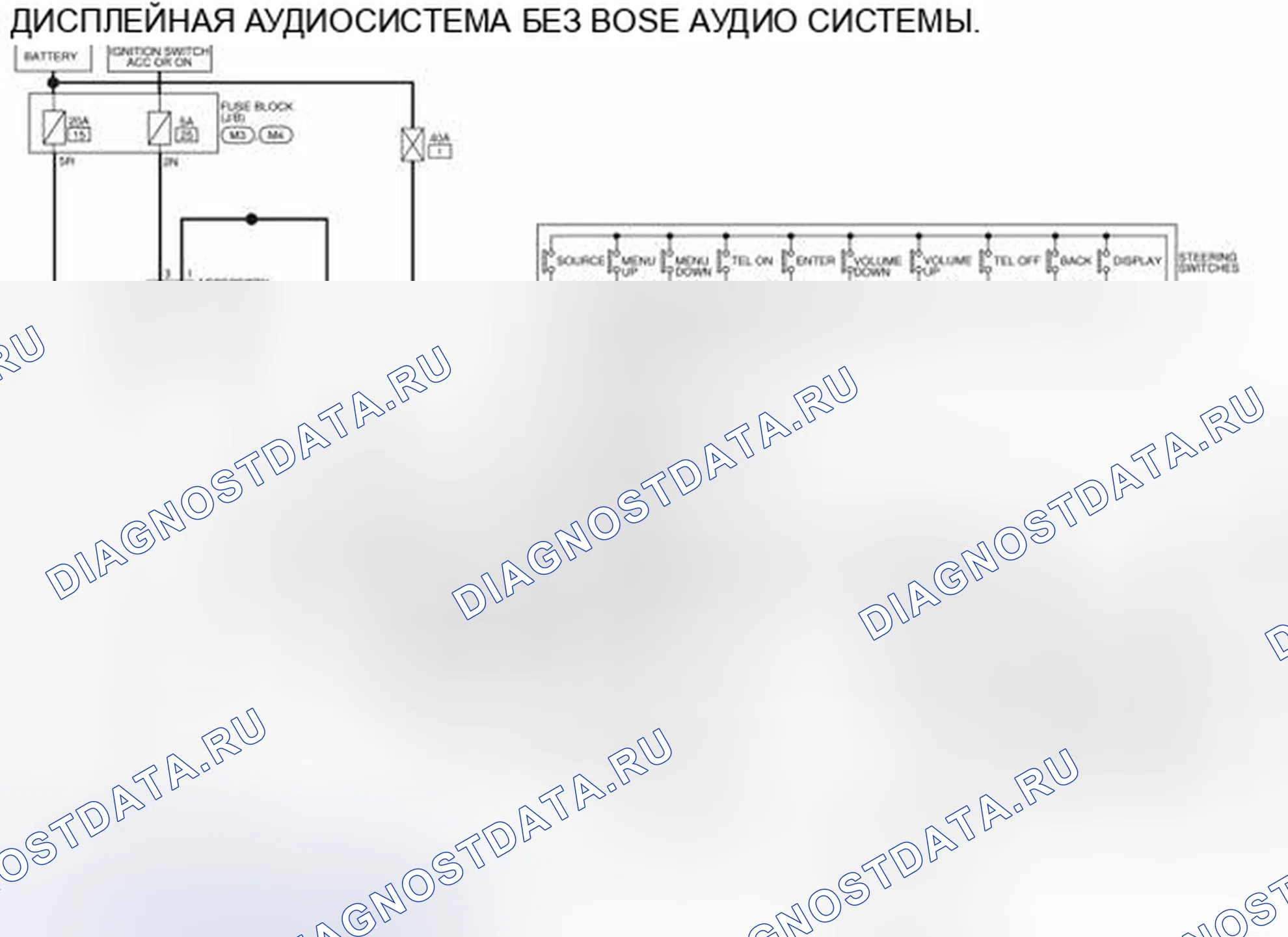 Рис. 76: электросхема. Nissan Altima L33