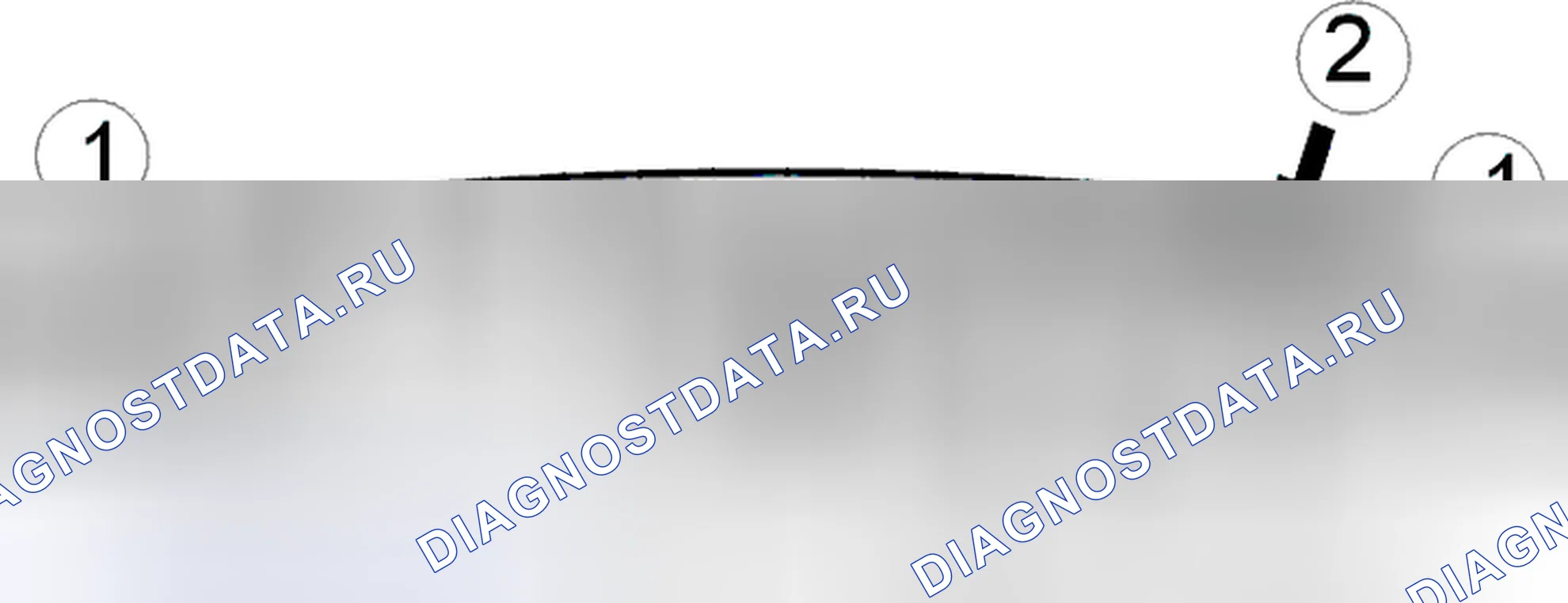Рис. 94: Снятие крышки (с пассажирским модулем). Volvo C70 I