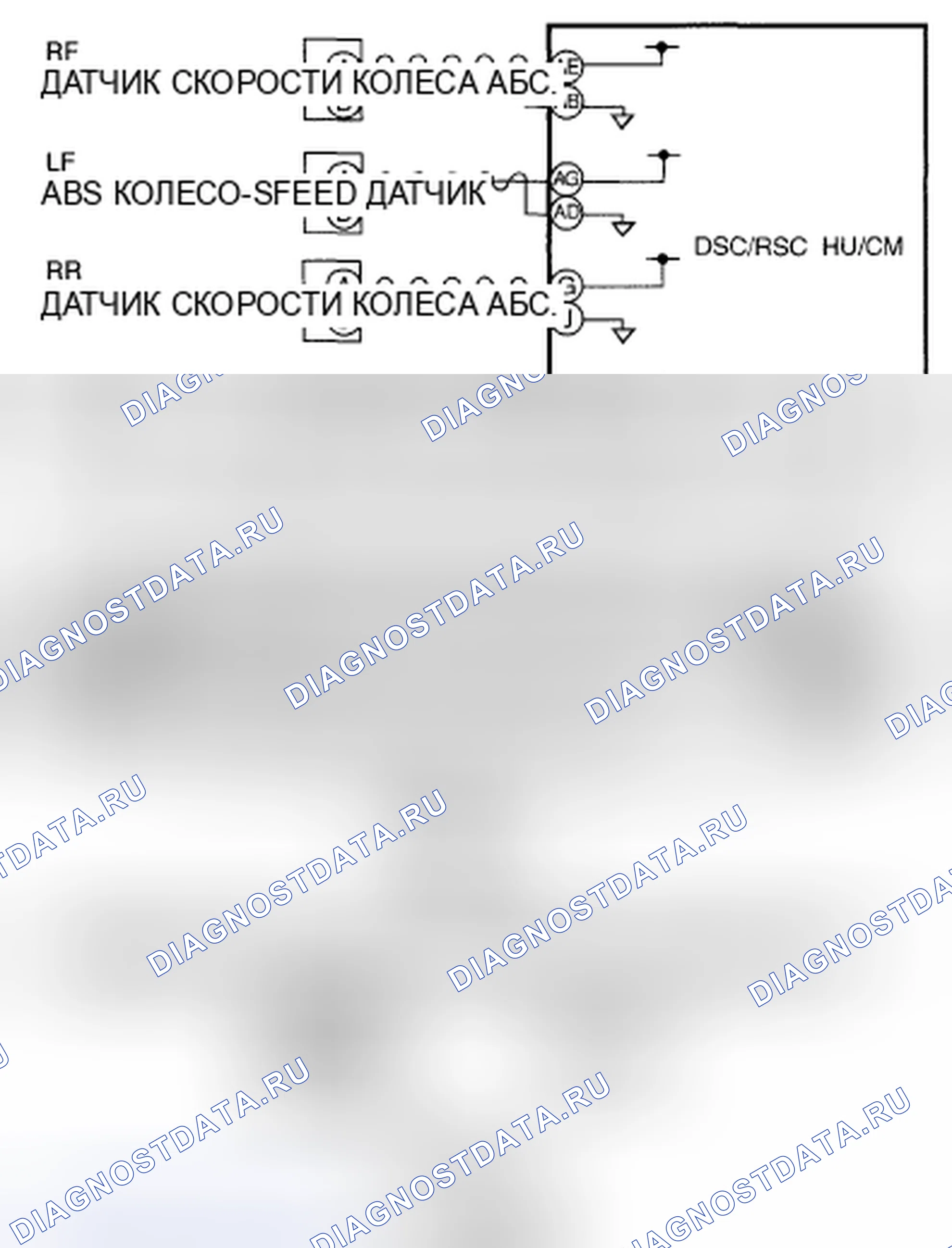 Рис. 8: расшифровка кода ошибки C1145, C1155, хтагх2, xтагx3 [DSC / RSC] C1165 C1175. Mazda CX-9 I