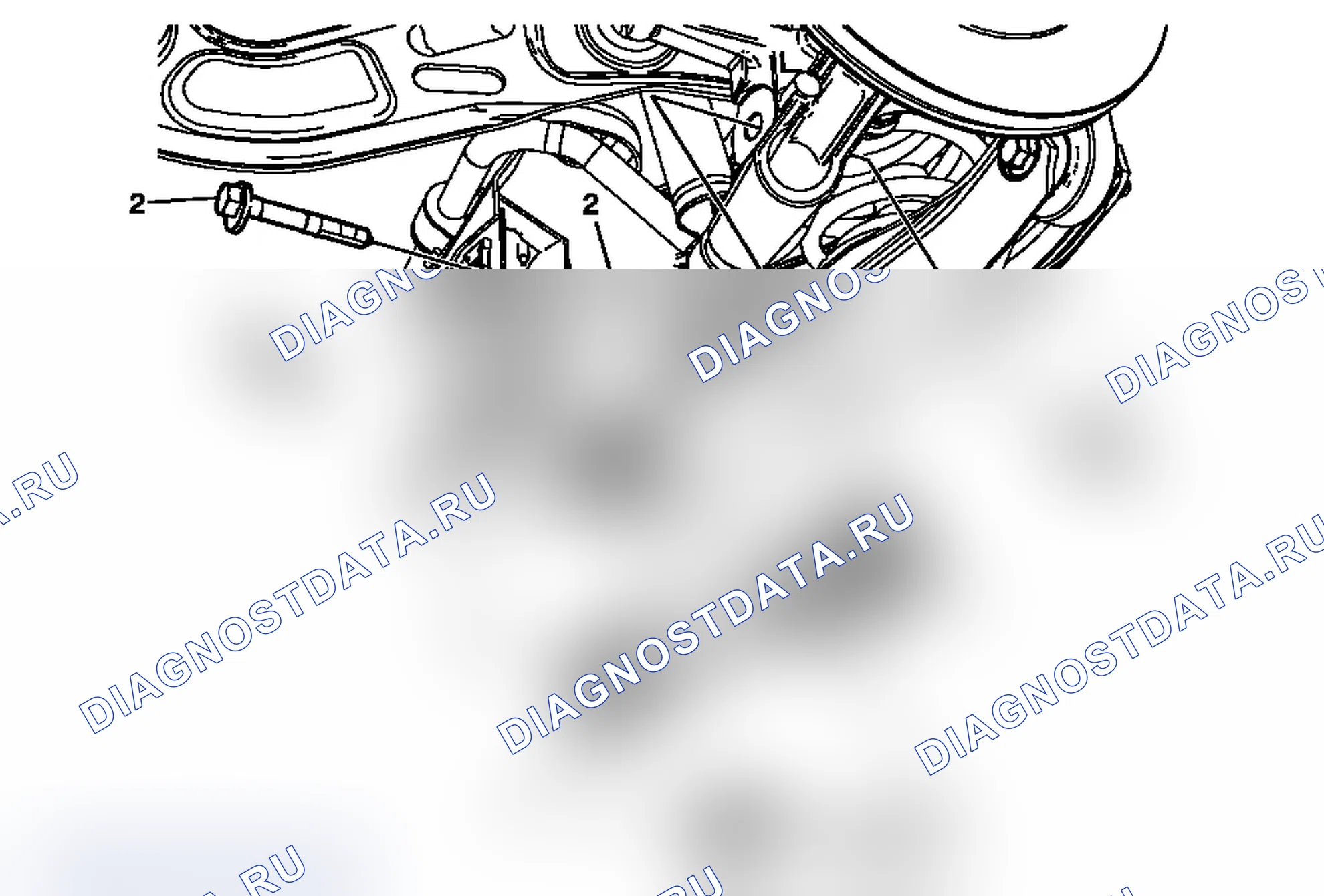 Рис. 5: Замена звена задней подвески - носочное звено. Pontiac G6 I final