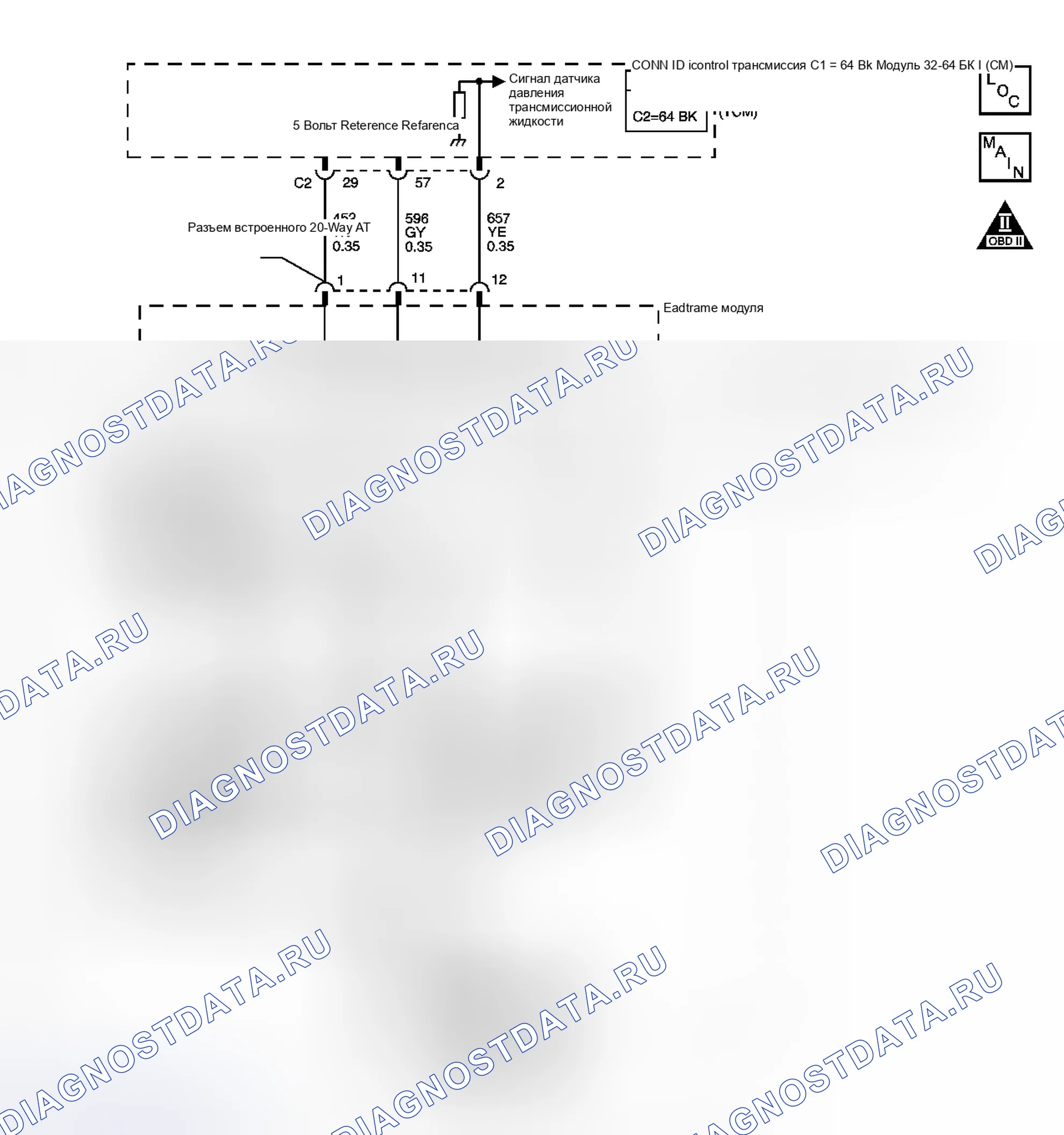 Рис. 306: расшифровка кода ошибки P0841. Kia Sorento IV рестайлинг