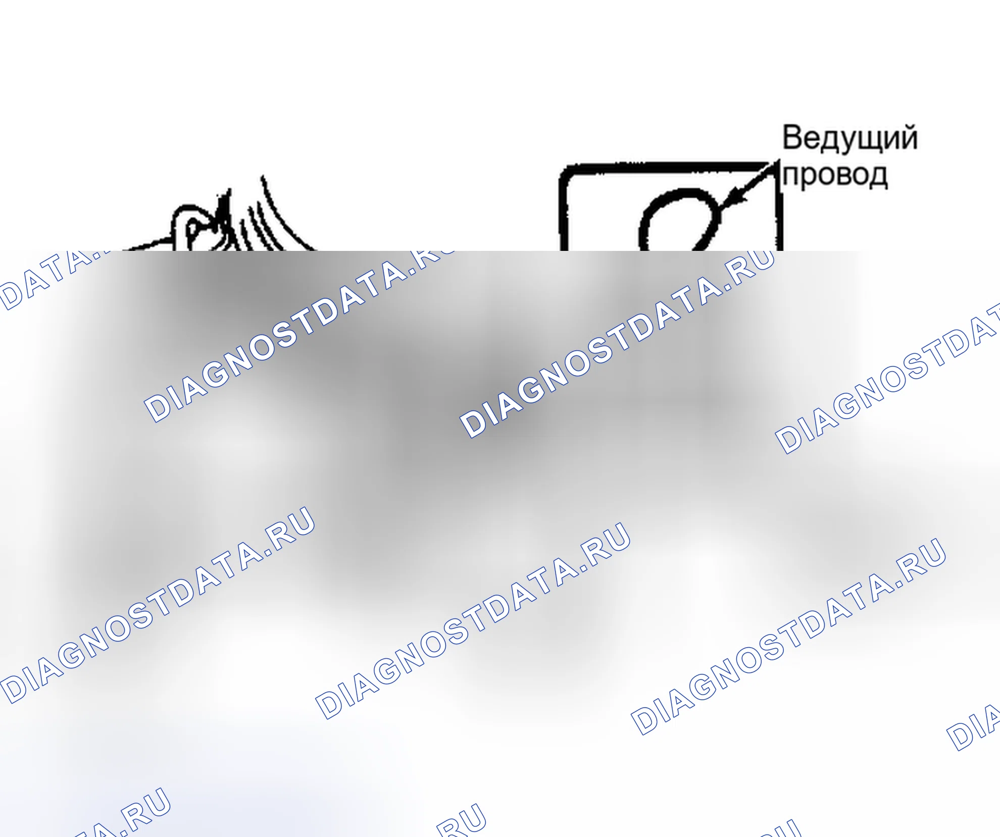 Рис. 20: Клеммы контрольного разъема режима короткого замыкания. Chevrolet Sprint I