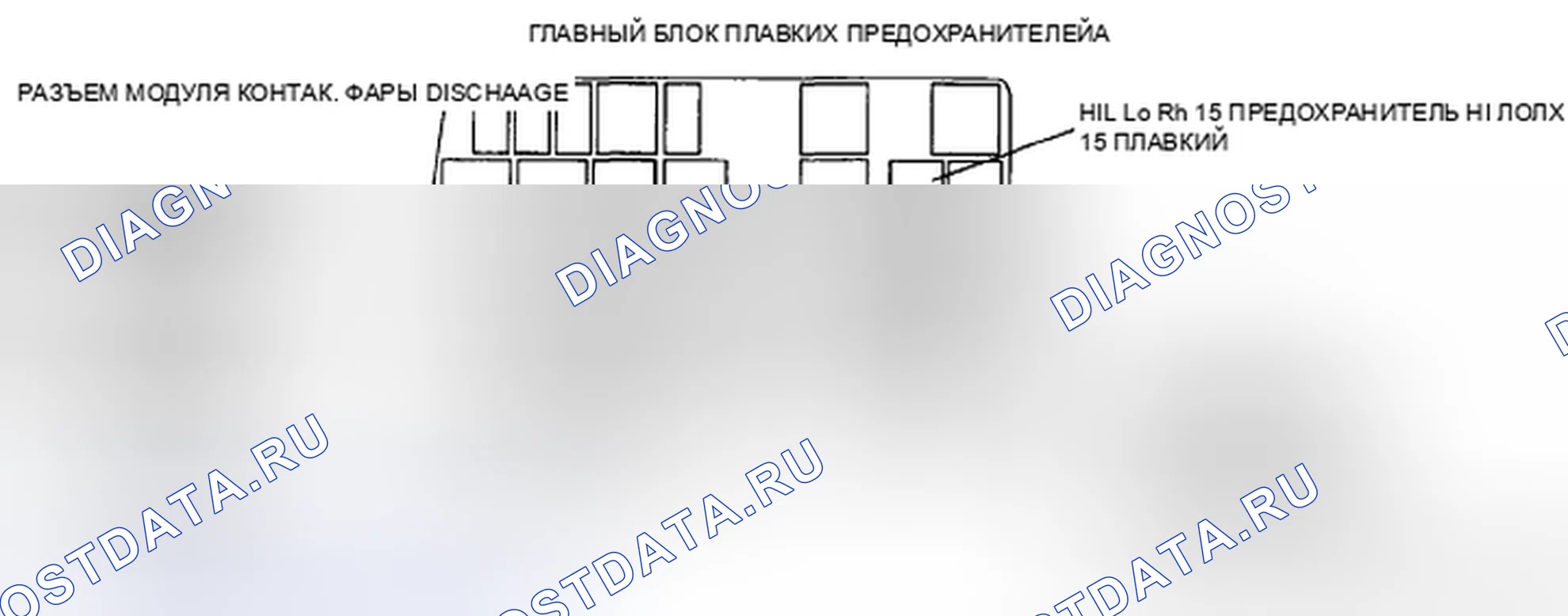 Рис. 49: Компоновка терминала. Mazda CX-7 I