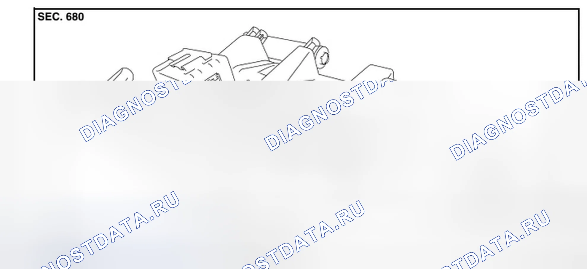 Рис. 268: Разнесенный вид. Infiniti G37 IV рестайлинг