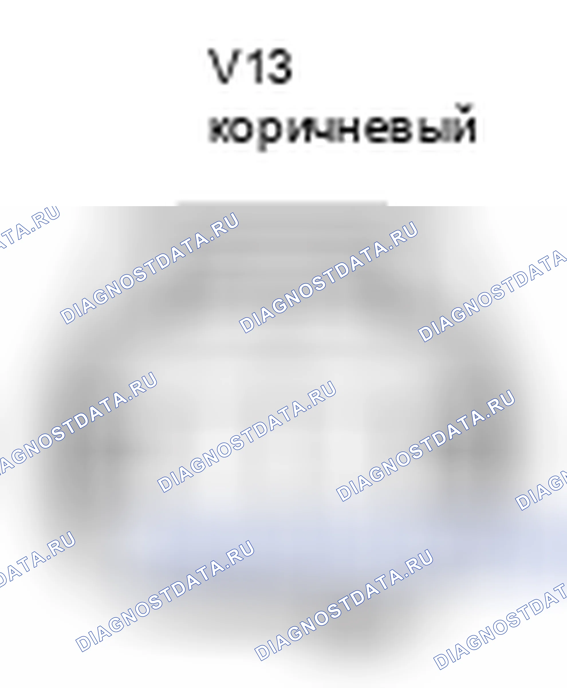 Рис. 512: Вид с торца разъема Vsv (блок 2 воздушных переключающих клапанов) (V13). Toyota 4Runner IV рестайлинг