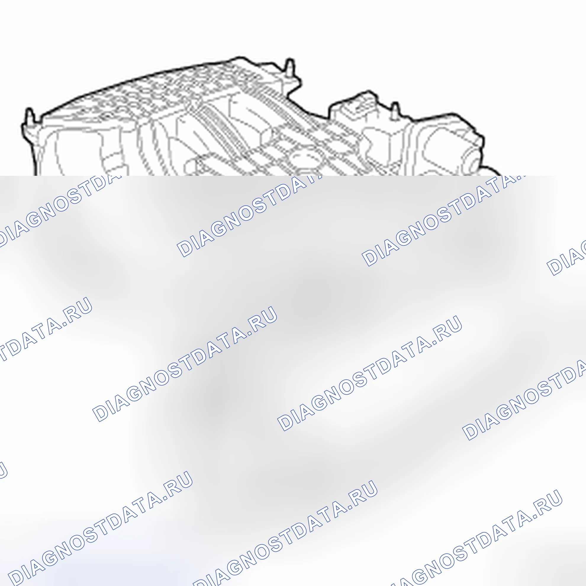 Рис. 397: ВПУСКНОЙ КОЛЛЕКТОР - ВЕРХНИЙ. Chrysler Town & Country V