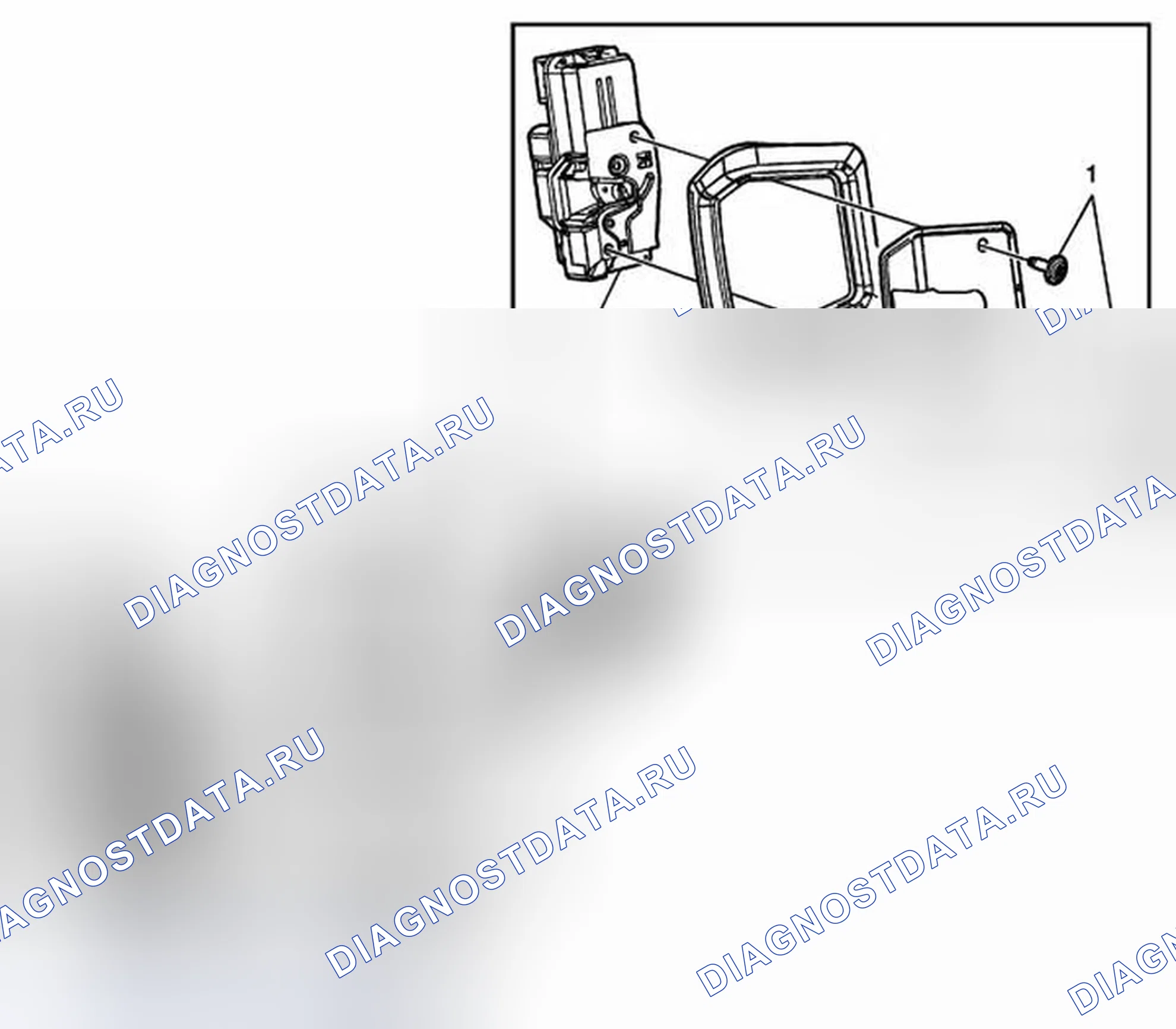 Рис. 11: Замена дверного замка. Chevrolet Corvette C6