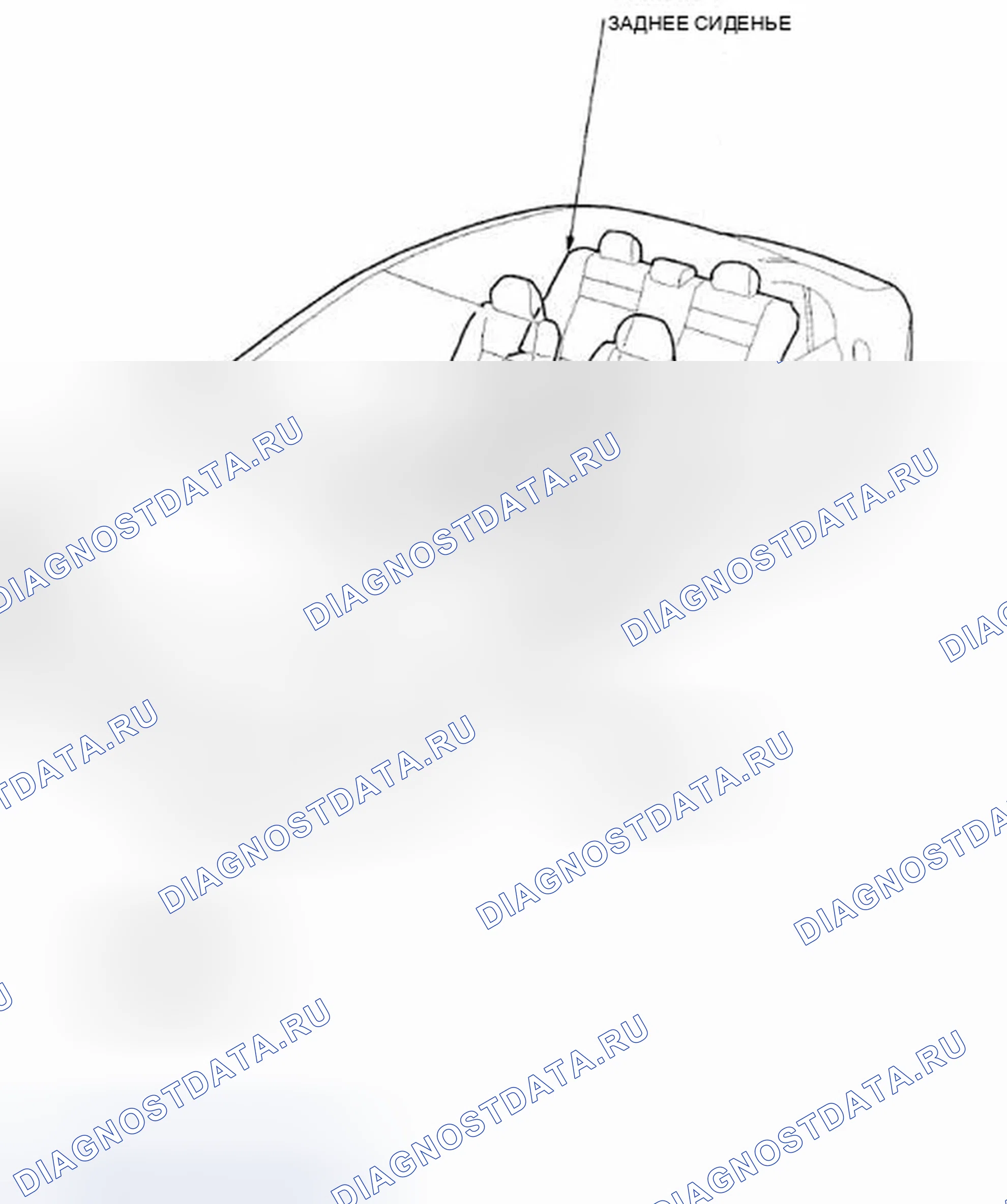 Рис. 209: Указатель расположения компонентов. Honda Civic VIII