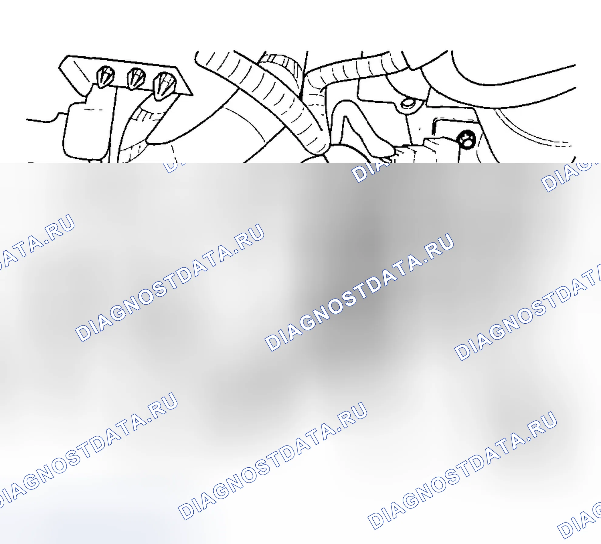 Рис. 207: РАСПОЛОЖЕНИЕ КОМПОНЕНТОВ. Hyundai Tiburon II рестайлинг