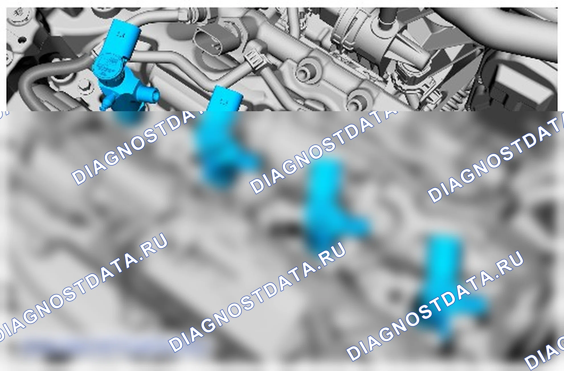 Как снять и установить топливные форсунки. Ford Transit VIII