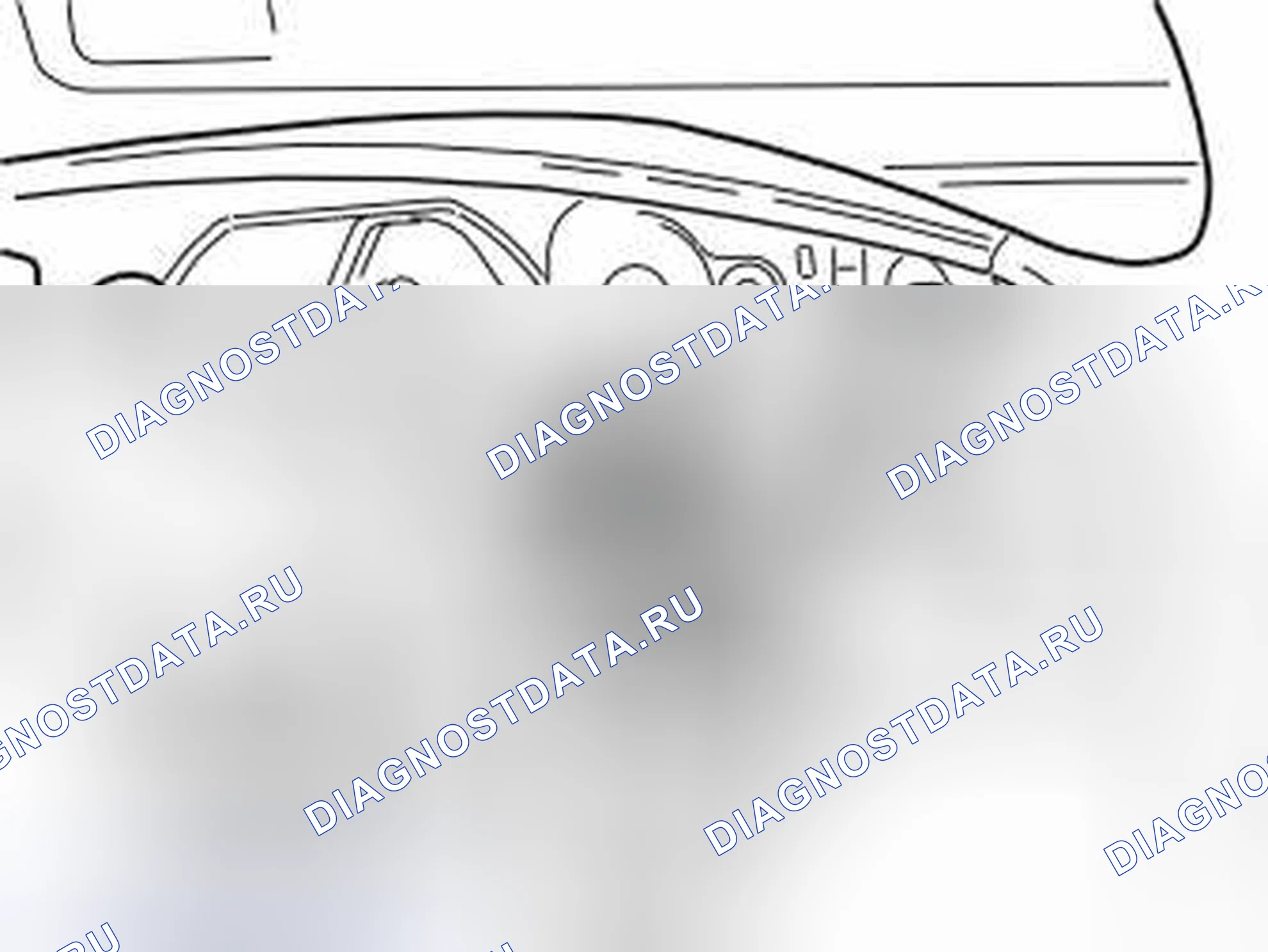 Рис. 169: Позиционирование кольца сирены. Volvo V70 II рестайлинг