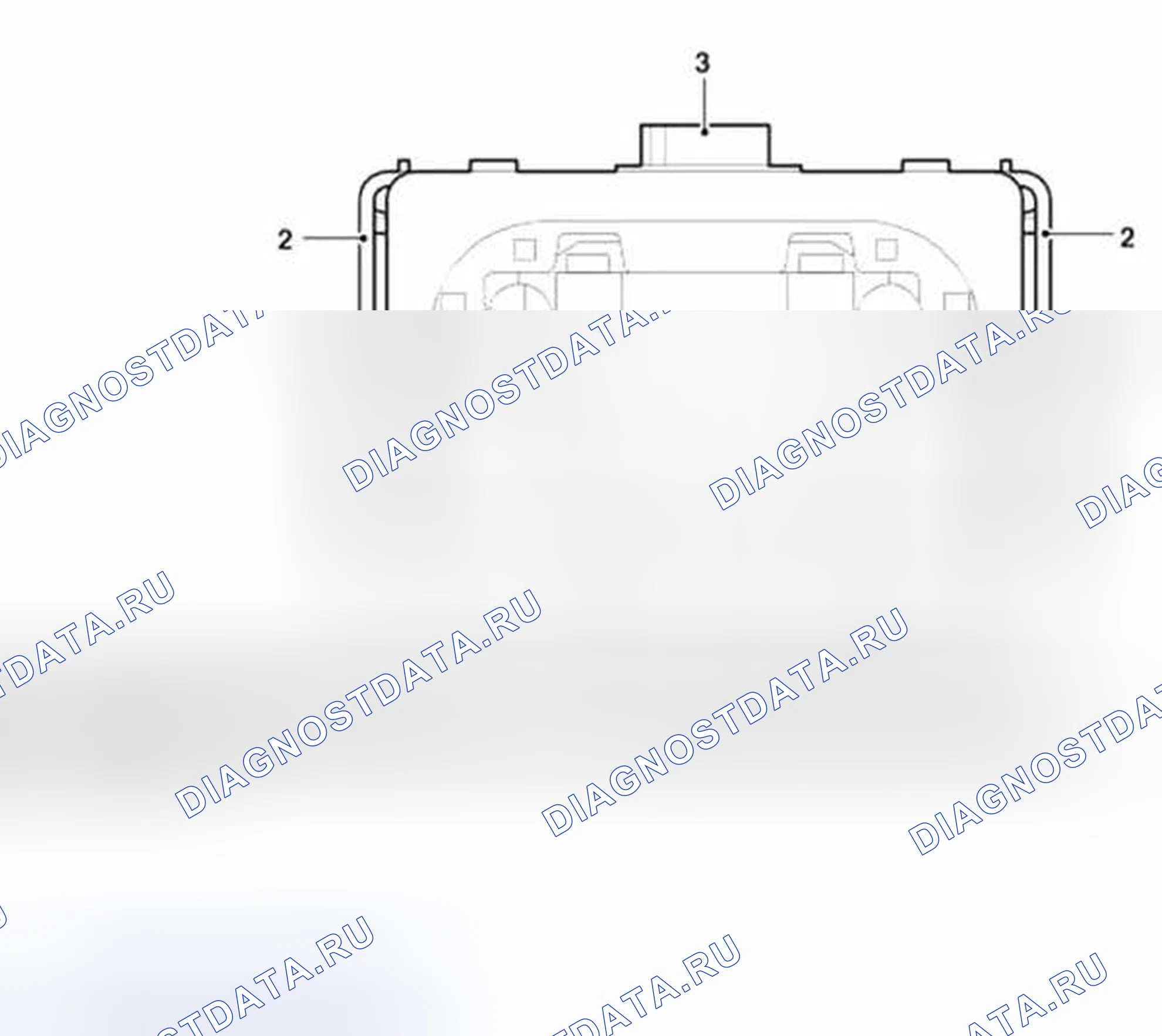 Рис. 22: Датчик дождя. Land Rover Range Rover III