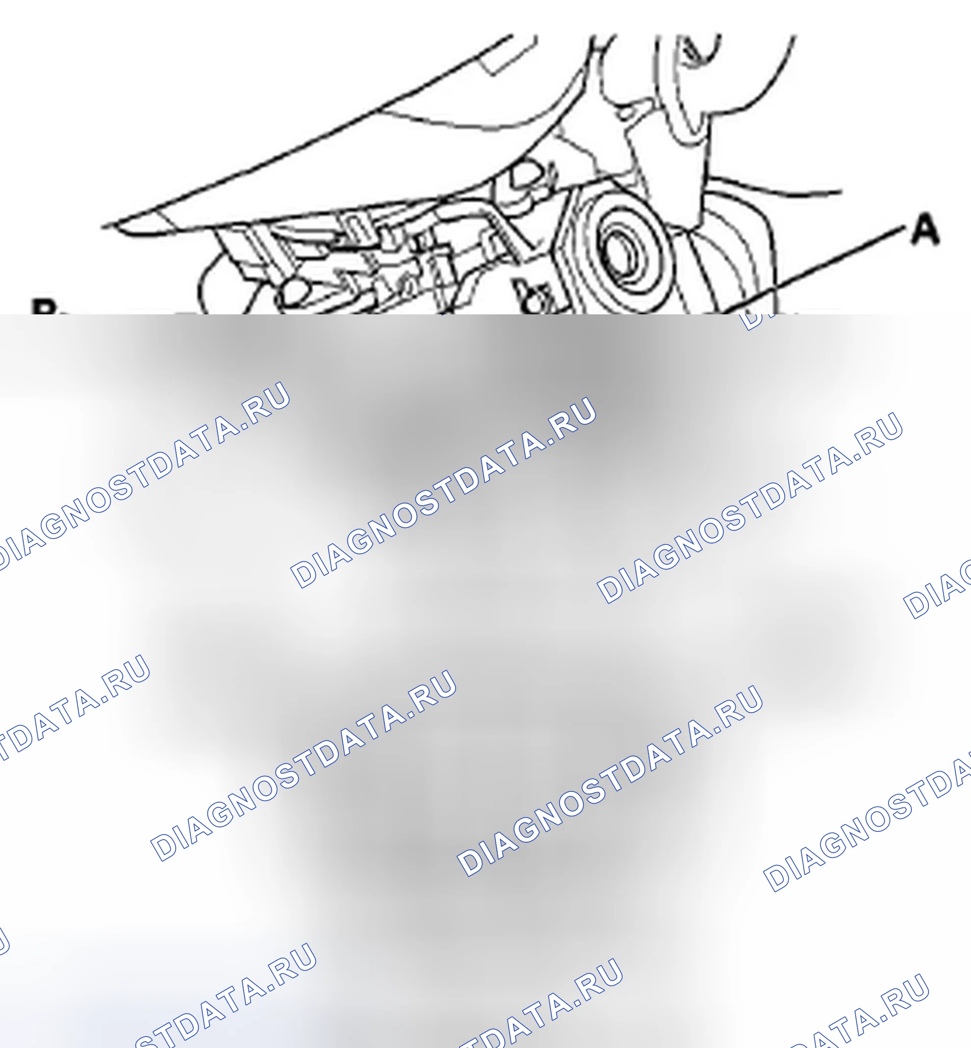 Рис. 11: Испытание выключателя зажигания. Honda Insight ZE2