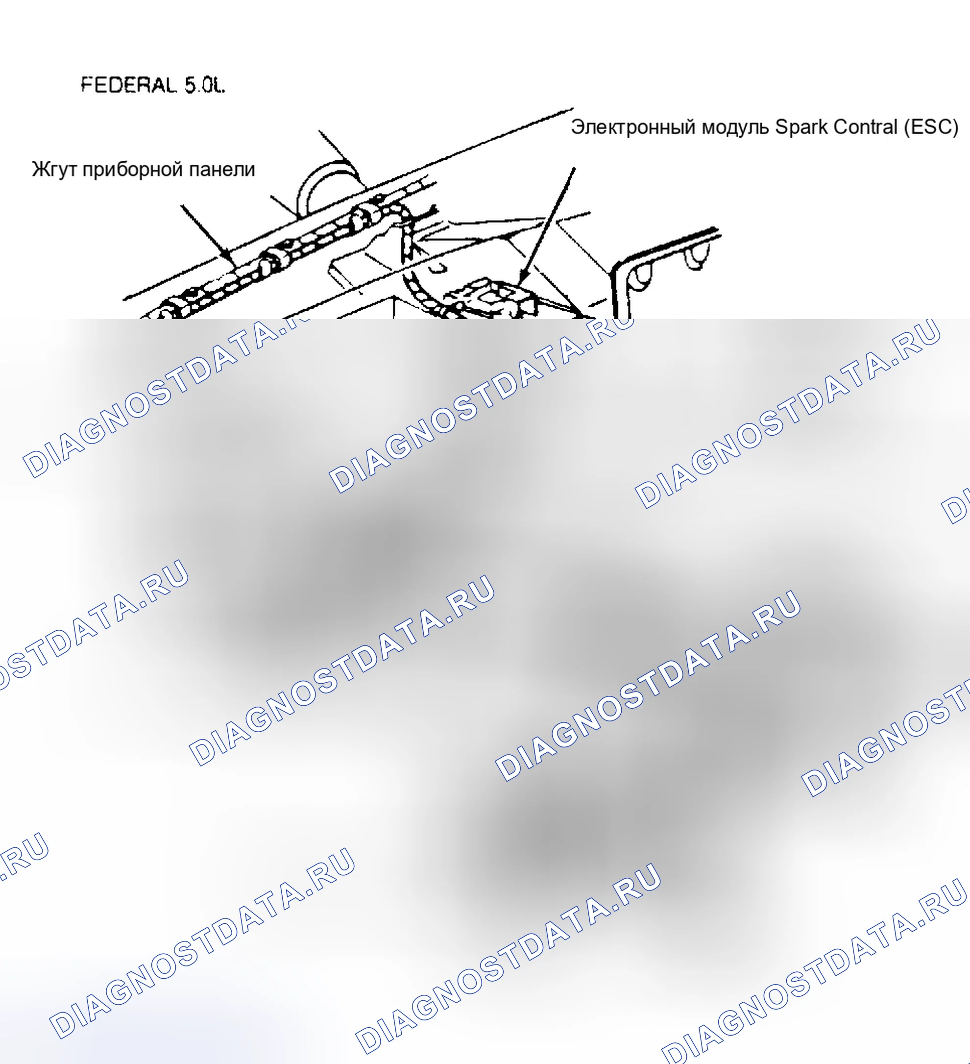 Рис. 5: Расположение компонентов (5 из 10). Chevrolet Suburban C10 