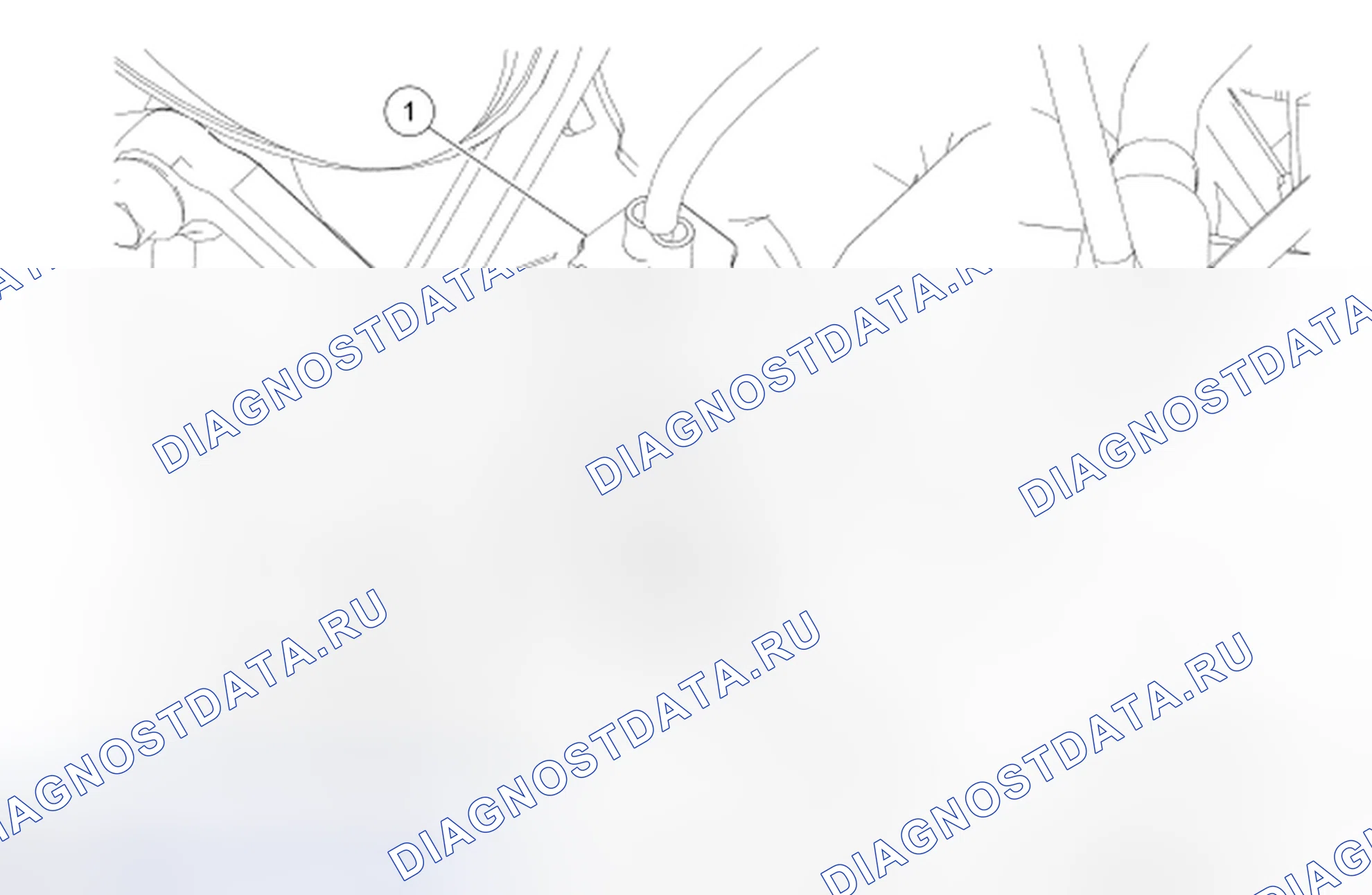Рис. 24: Датчик температуры охлаждающей жидкости двигателя (температура охлаждающей жидкости). Mercury Mariner II