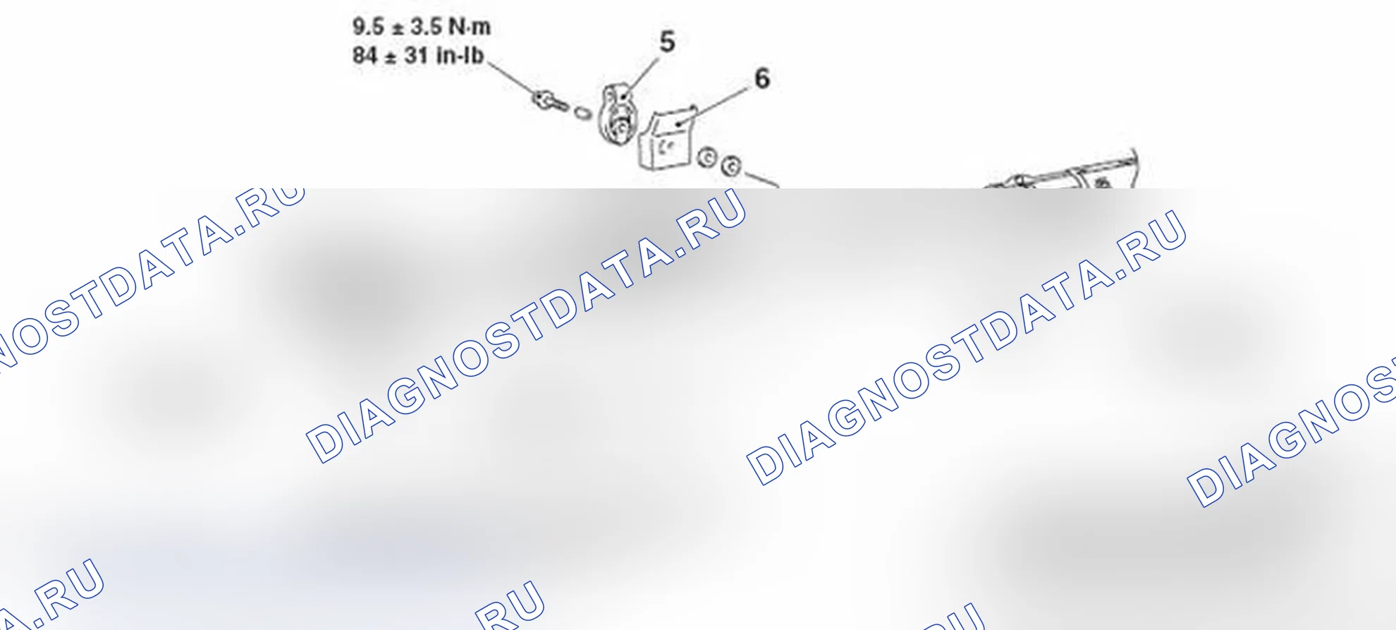 Рис. 40: ДЕМОНТАЖ И МОНТАЖ <2,0 Л ТУРБО ДВИГАТЕЛЯ>. Mitsubishi Lancer Ralliart X