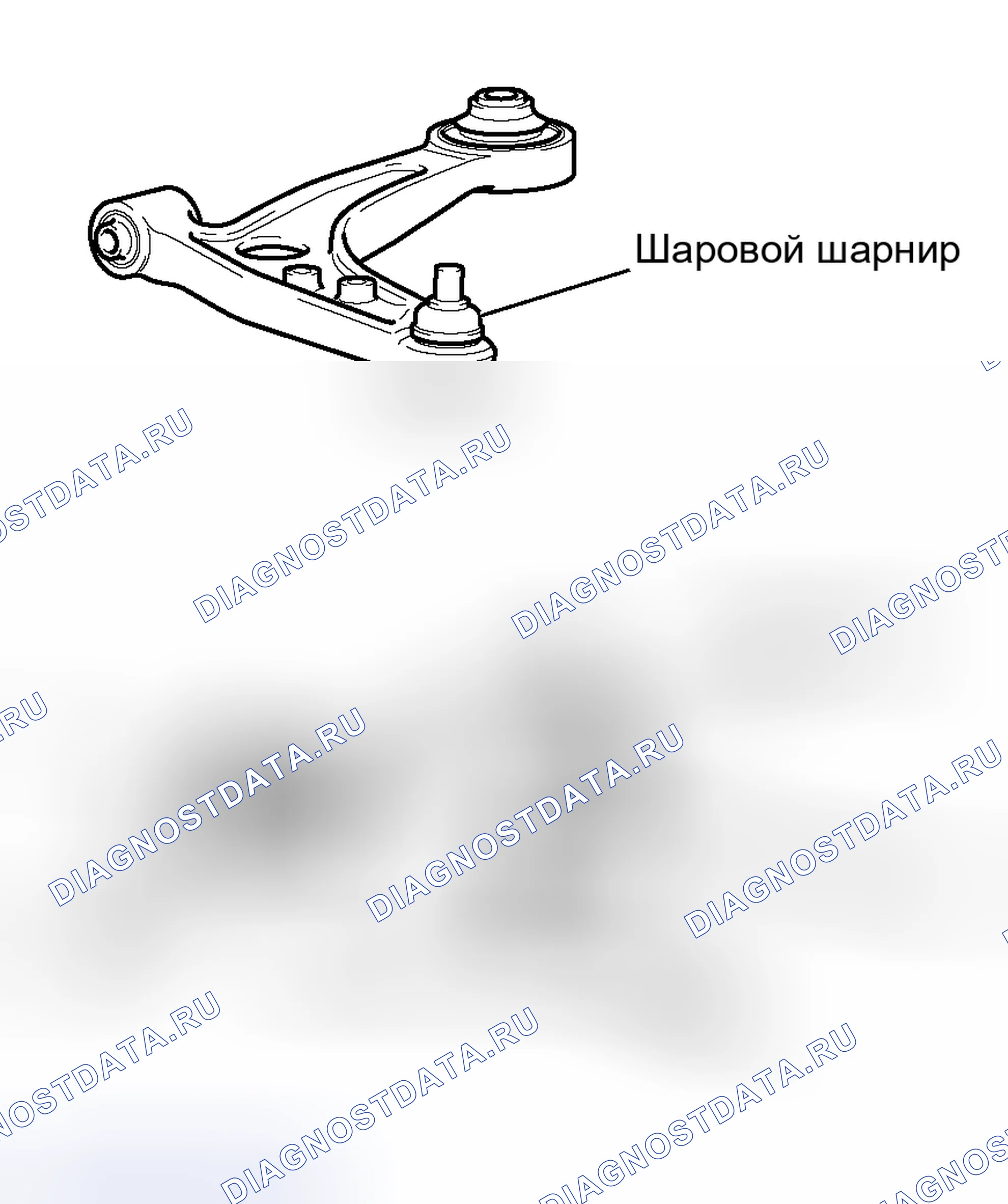 Рис. 39: ПРОВЕРКА МОМЕНТА ОТРЫВА ШАРОВОГО ШАРНИРА НИЖНЕГО РЫЧАГА. Mitsubishi Lancer Evolution IX