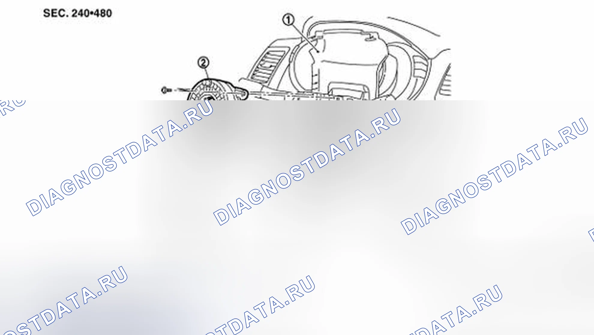 Рис. 6: Разнесенный вид. Honda Inspire I