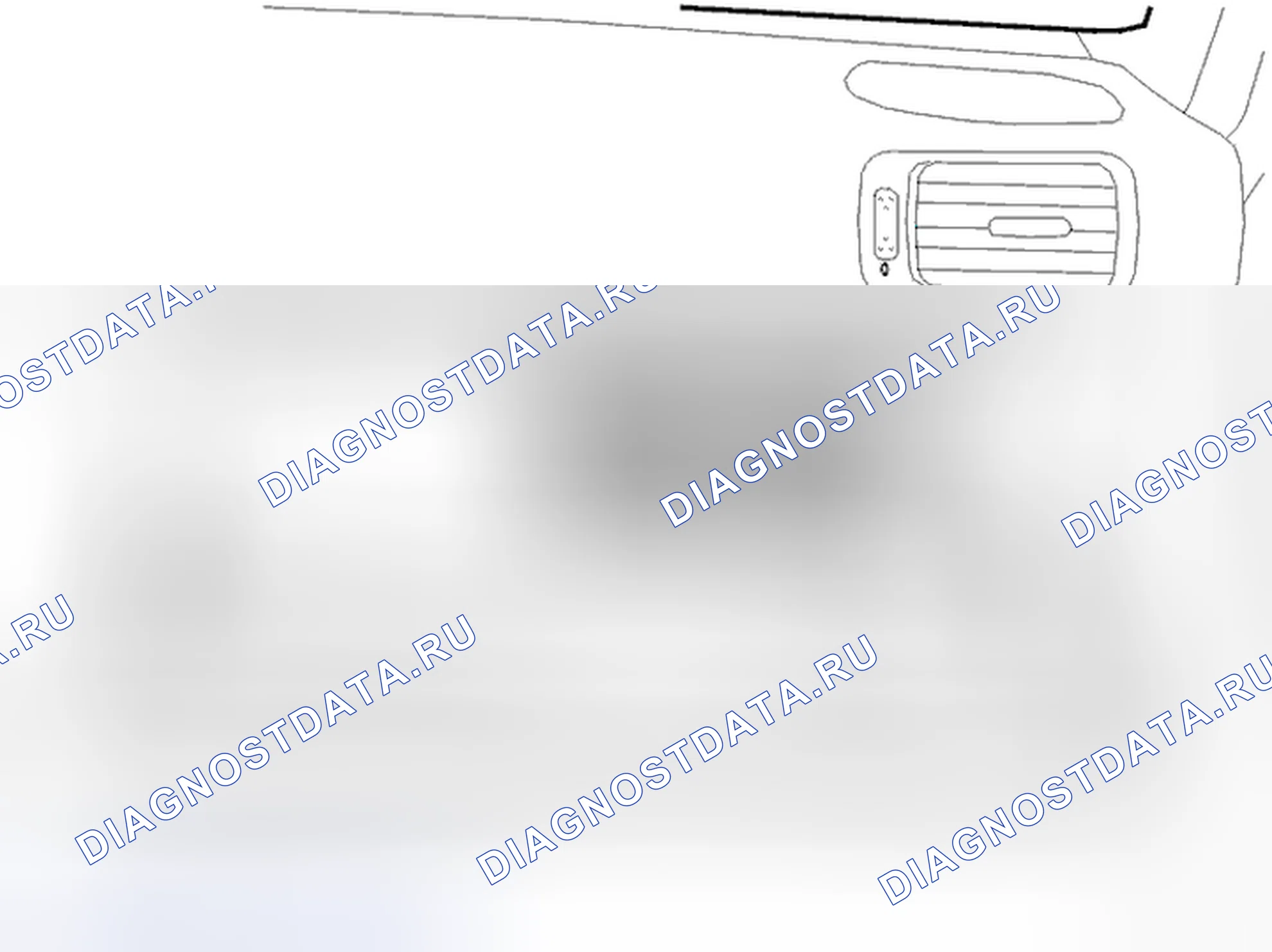 Рис. 63: Демонтаж приемника TMC. Volvo C70 I